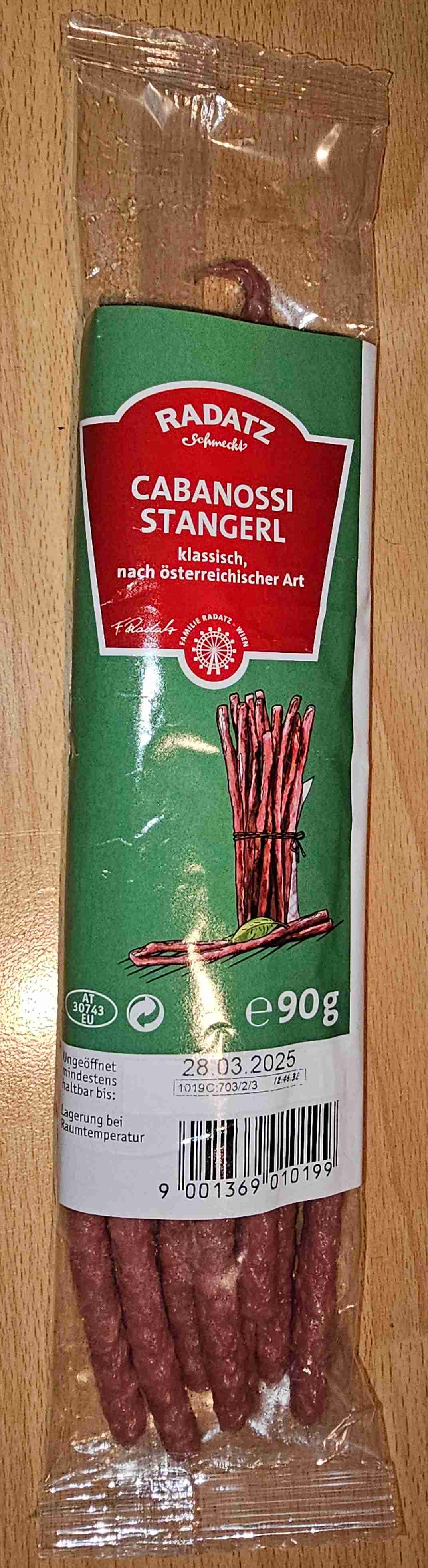 Cabanossi Stangerl