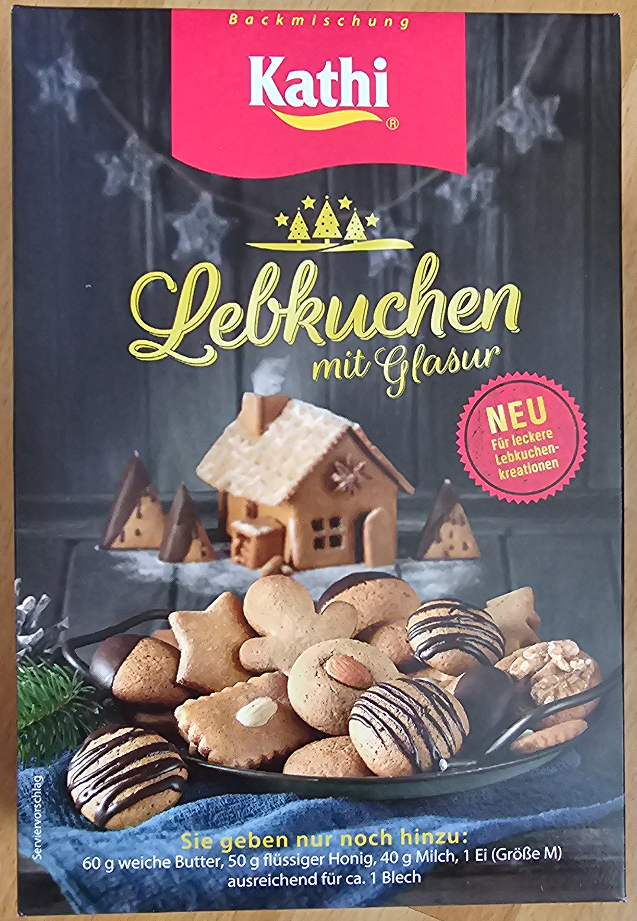 Lebkuchen mit Glasur