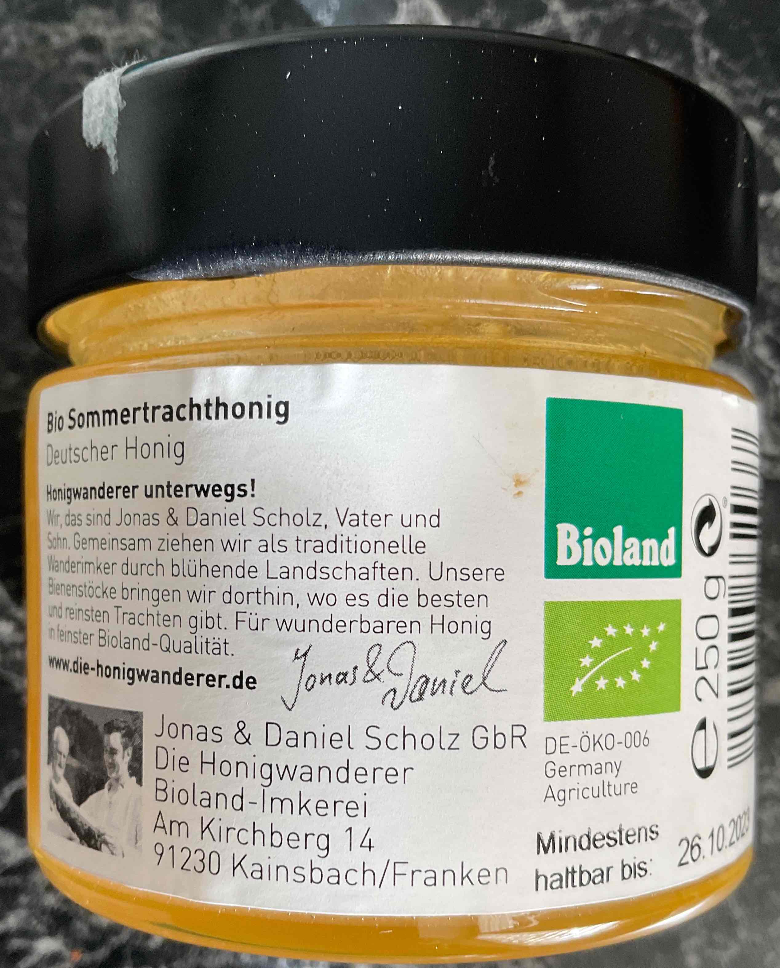 Bio Sommertrachthonig
