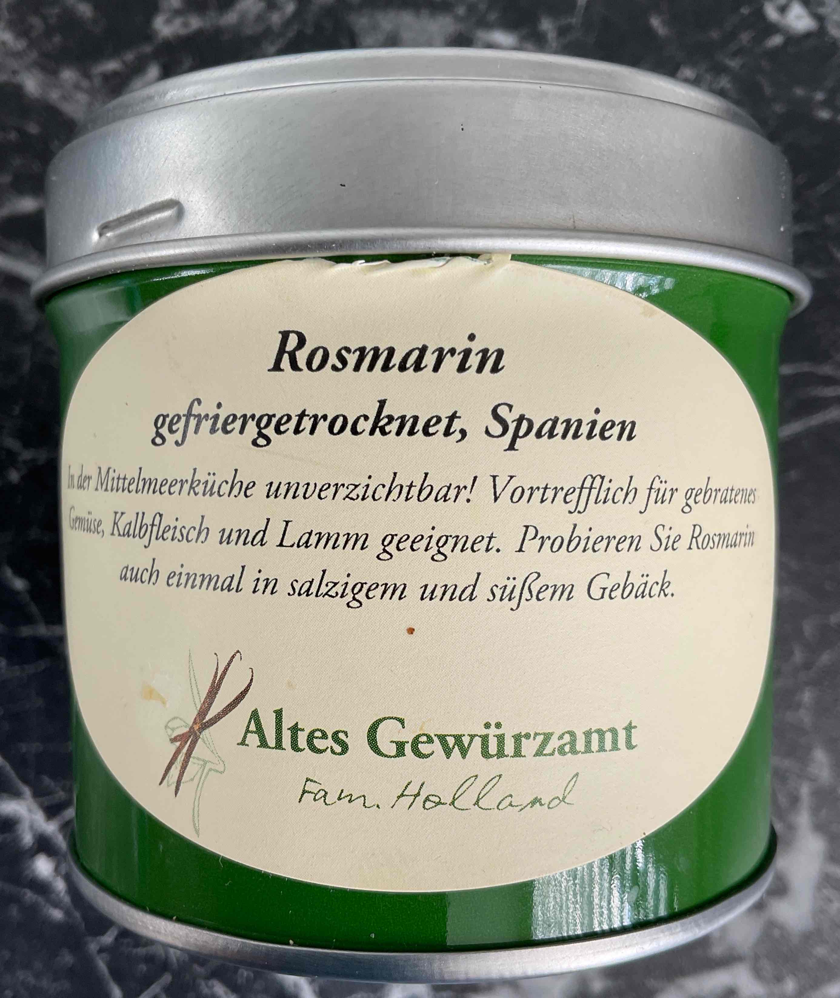 Rosmarin gefriergetrocknet