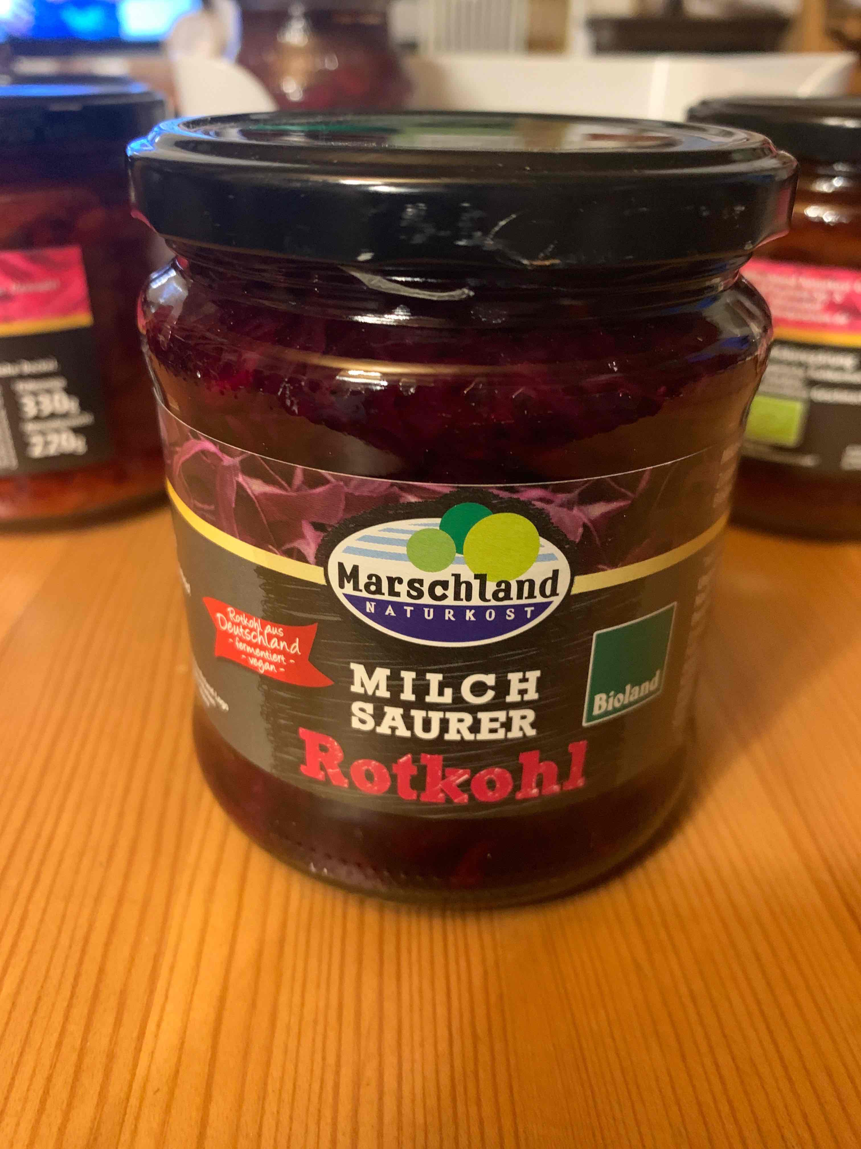 Milchsaurer Rotkohl