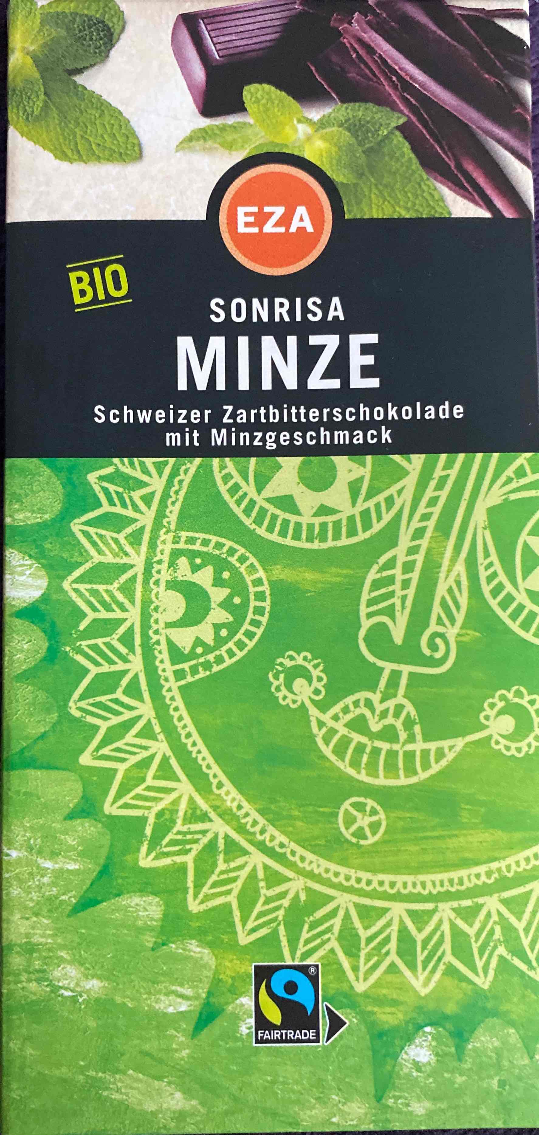 Zartbitterschokolade mit Minze