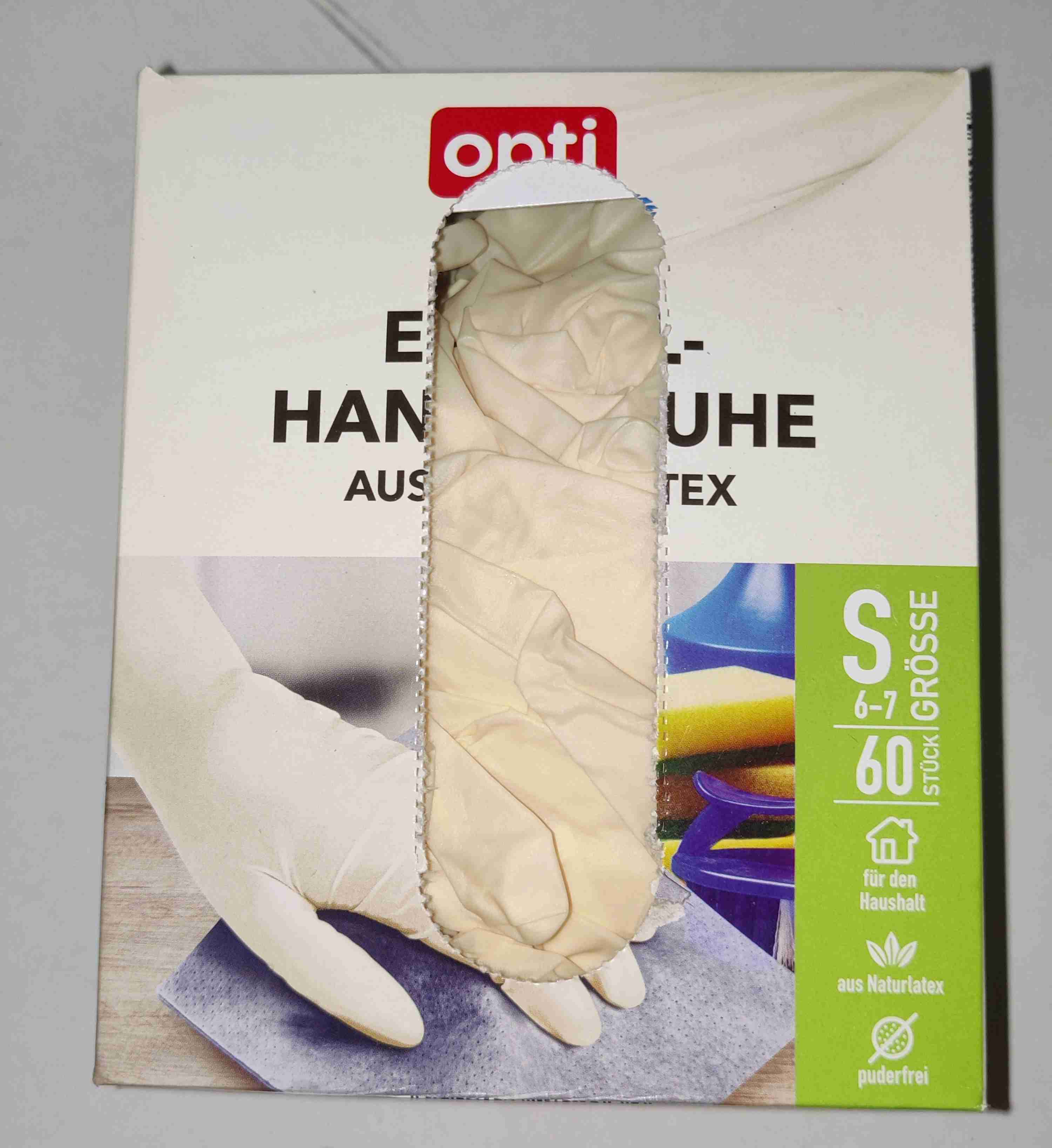 Einmal-Handschuhe aus Naturlatex