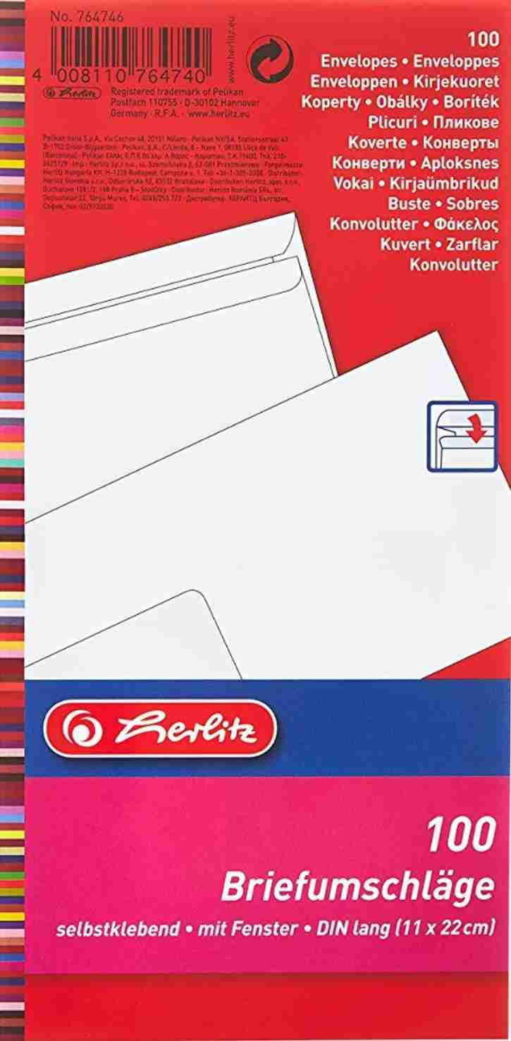 Briefumschläge selbstklebend