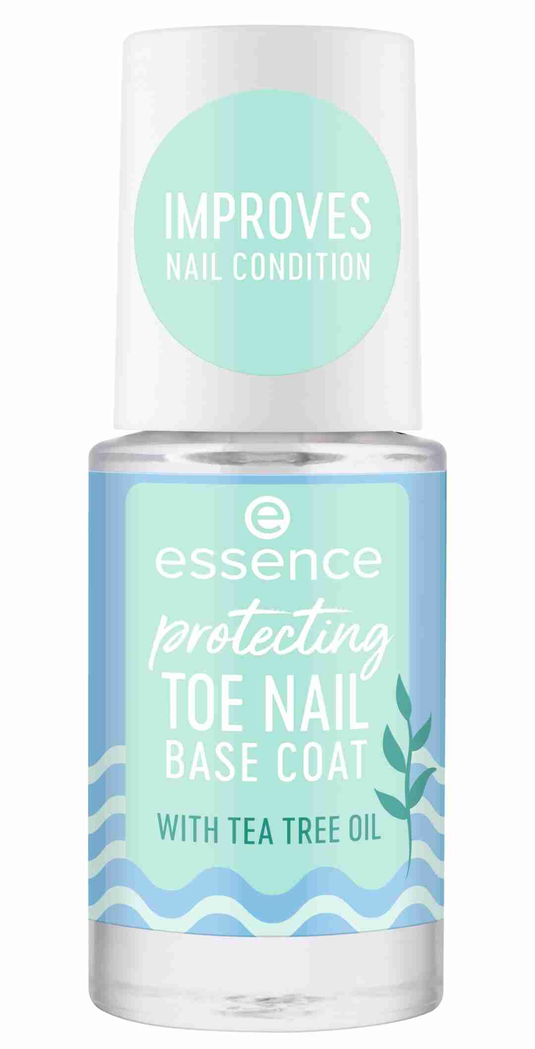 protecting TOE NAIL BASE COAT with tea tree oil