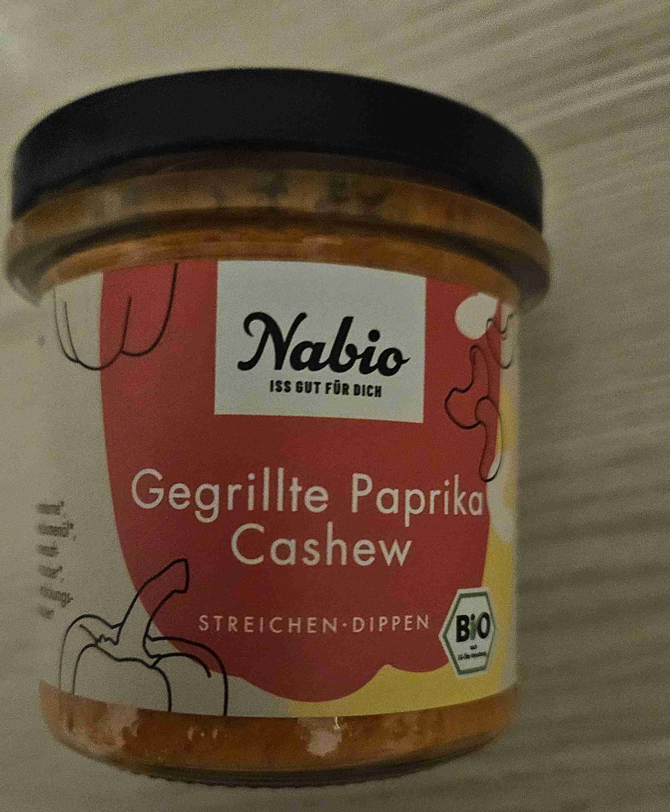 Gegrillte Paprika Cashew-Aufstrich