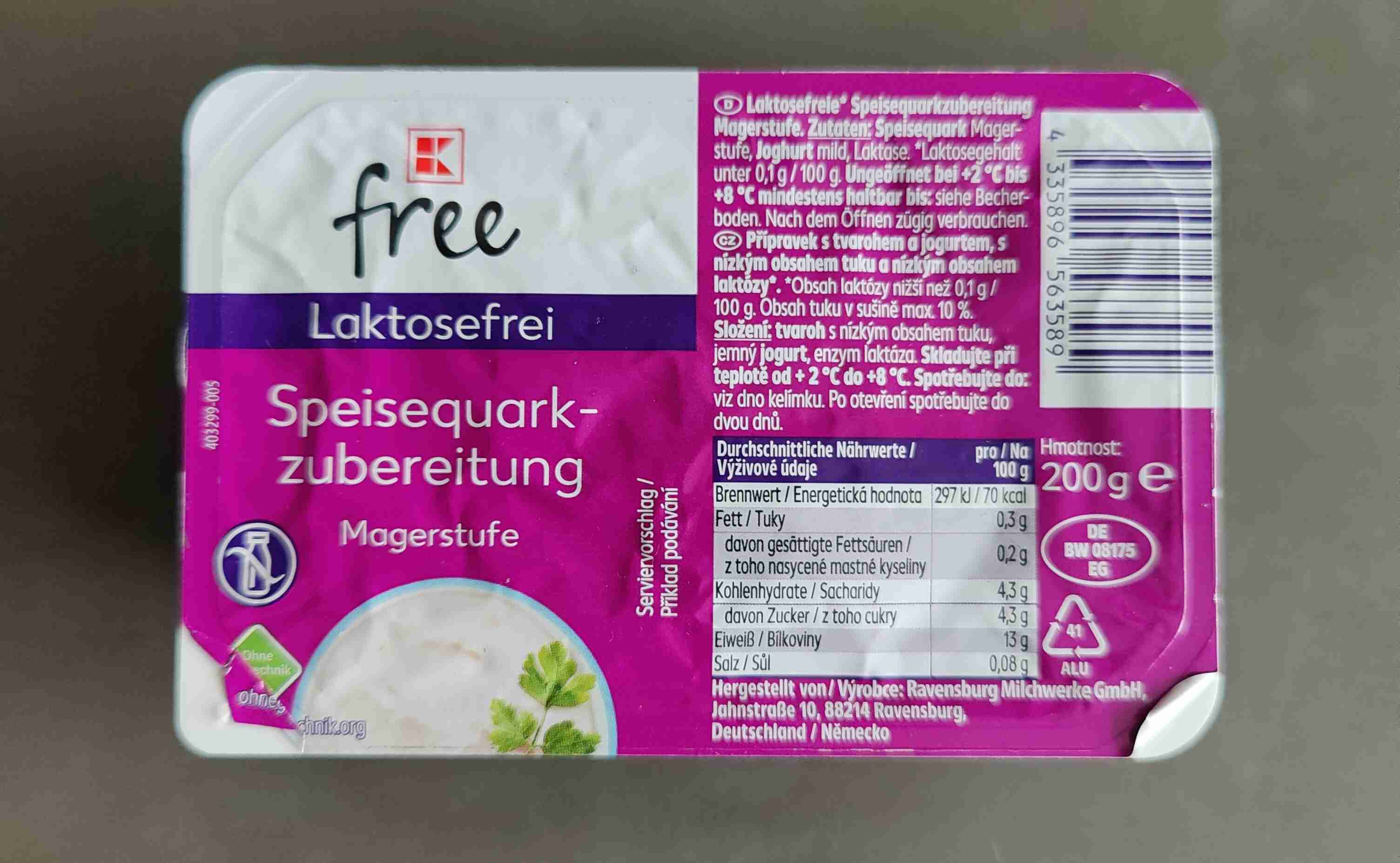 Magerquark Laktosefrei
