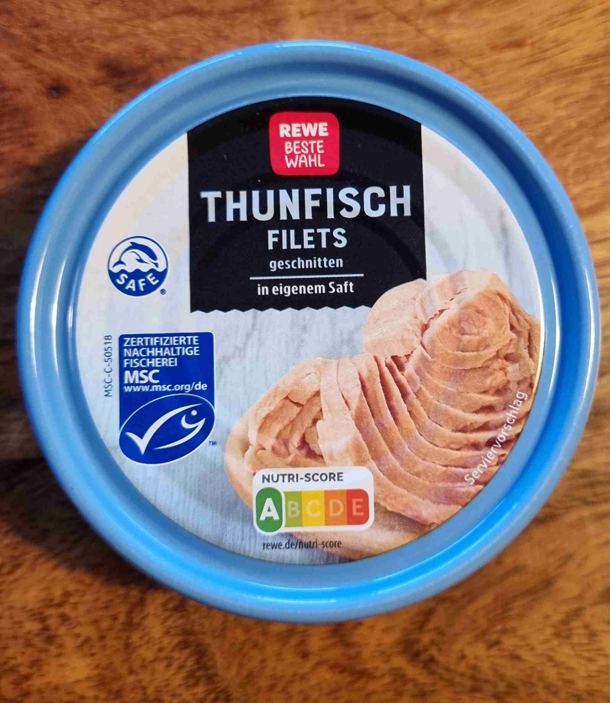 Thunfisch Filets im eigenen Saft