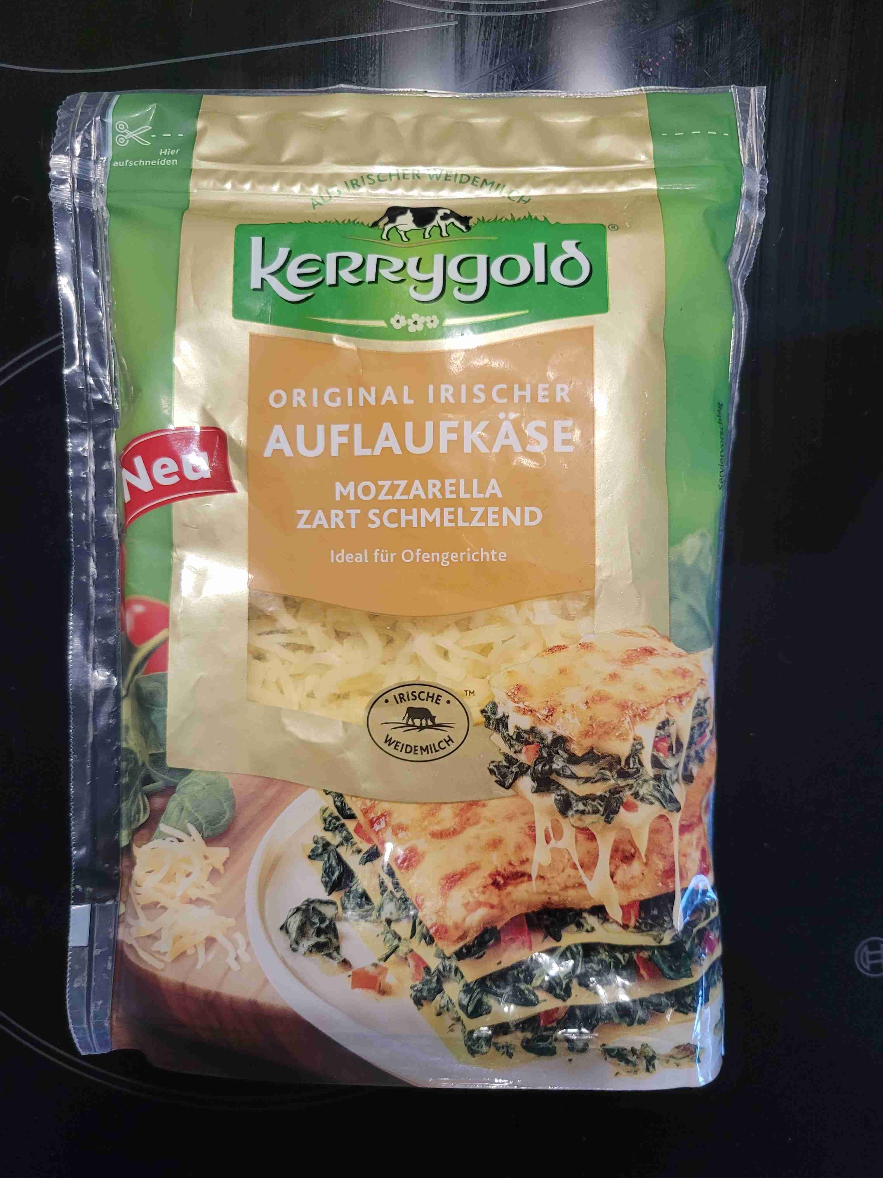 Keoriginal irischer auflaufkäse mozzarella