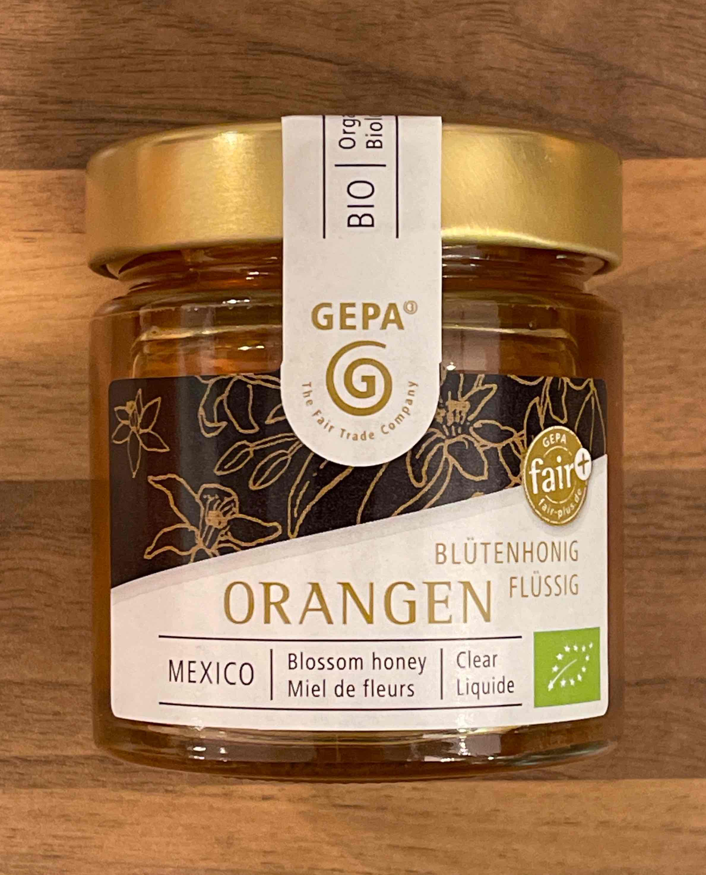 ORANGEN BLÜTENHONIG FLÜSSIG