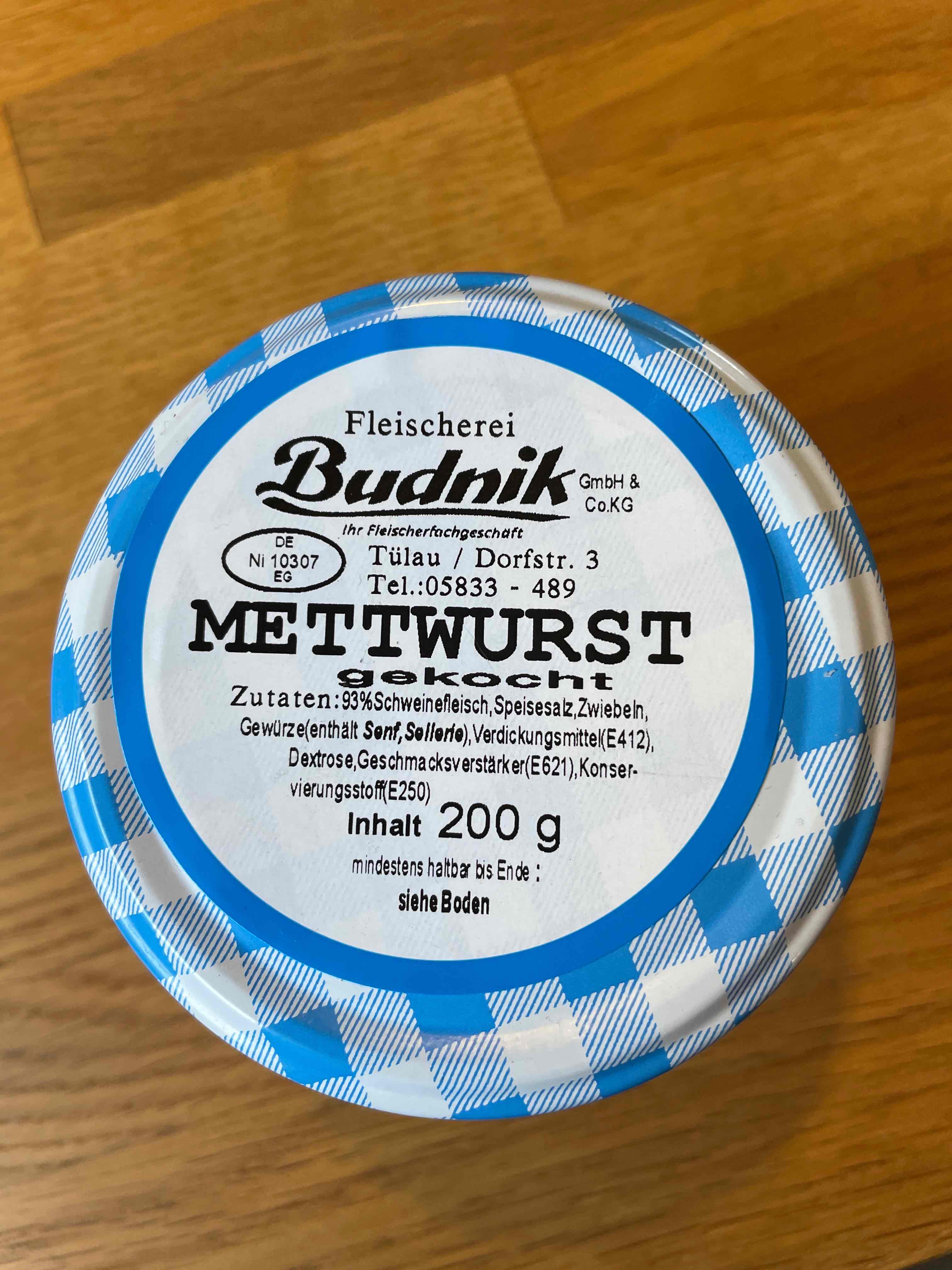 Mettwurst - gekocht