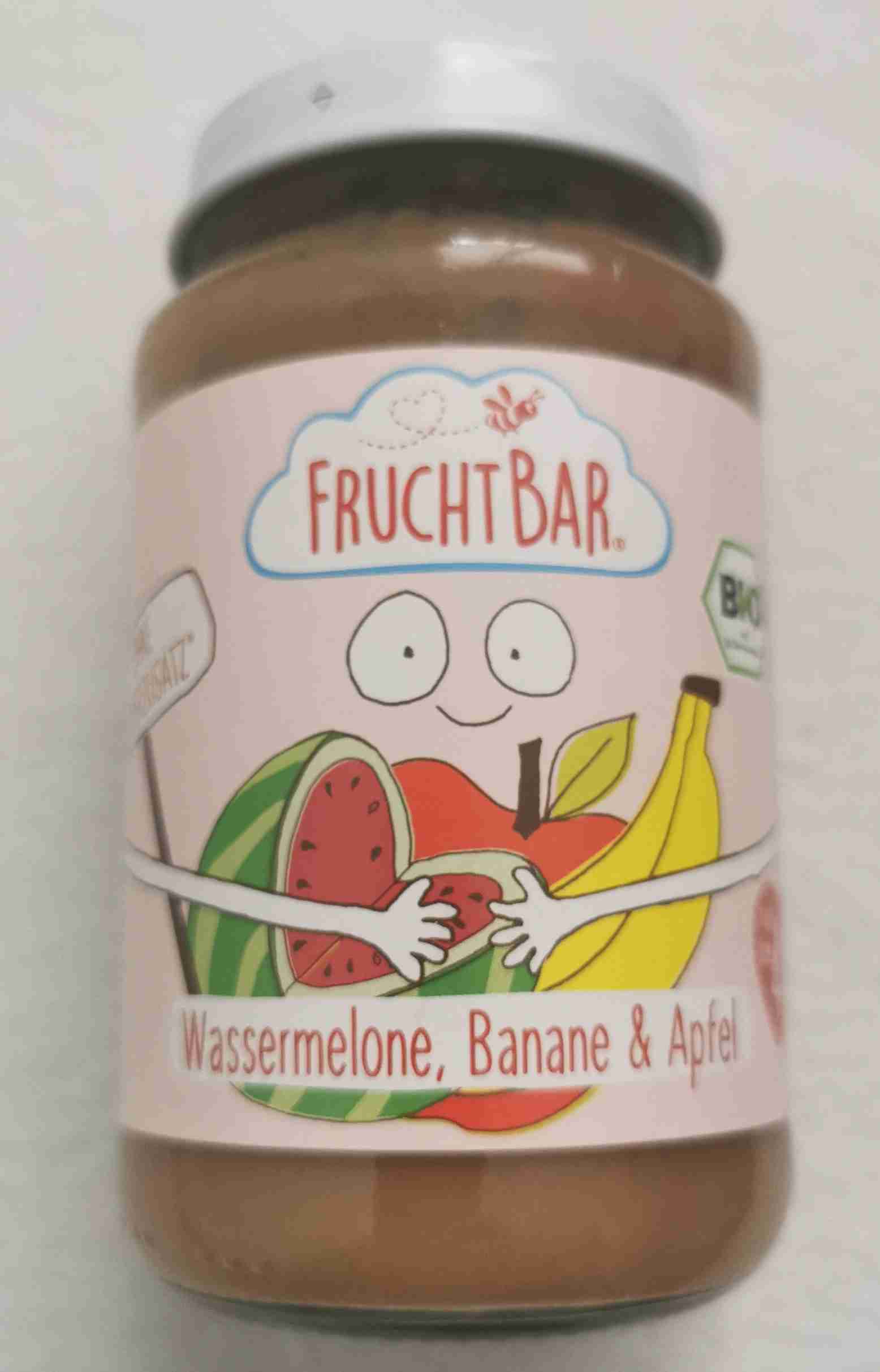 Wassermelone, Banane & Apfel