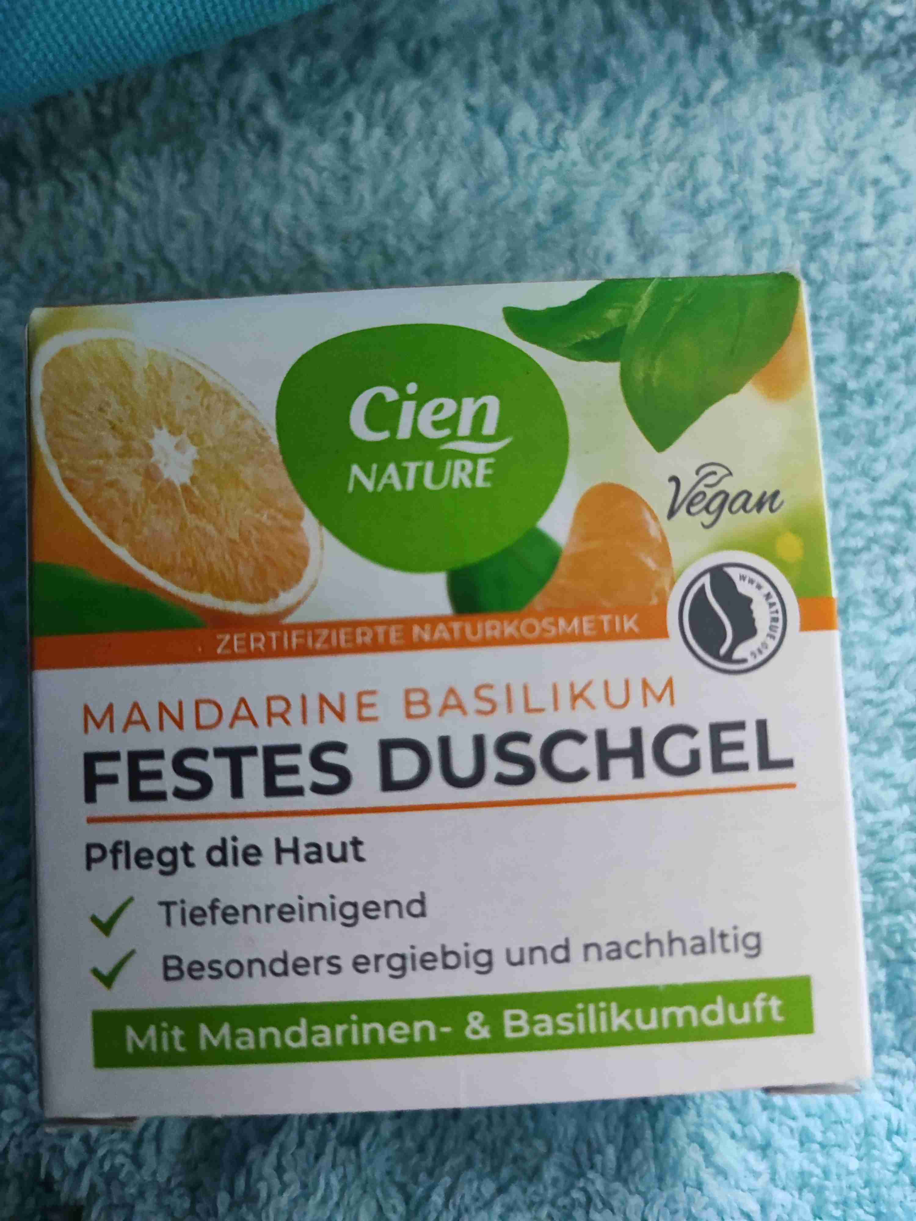 Festes Duschgel Mandarine basilikum