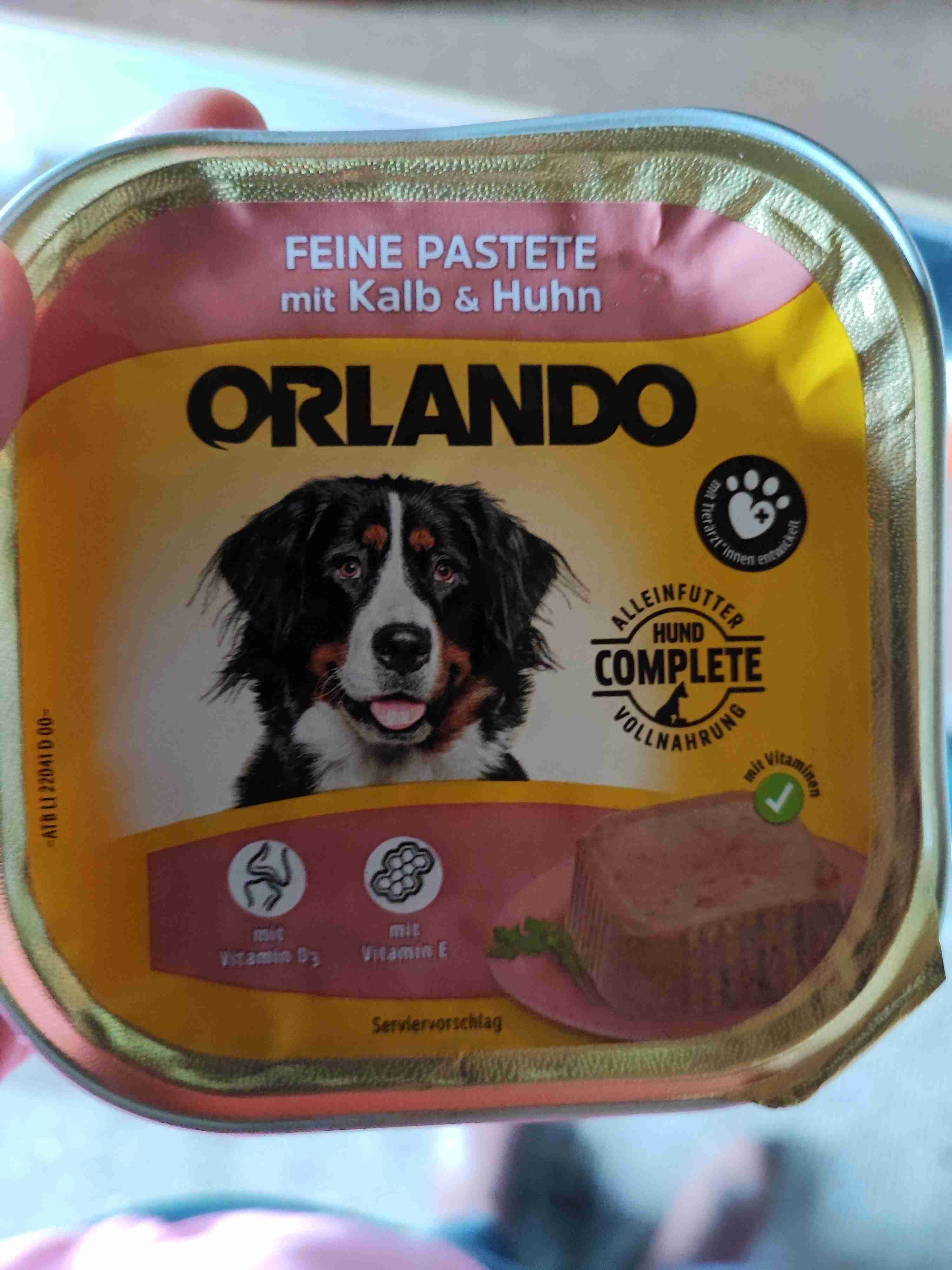 Hundefutte Kalb und huhn