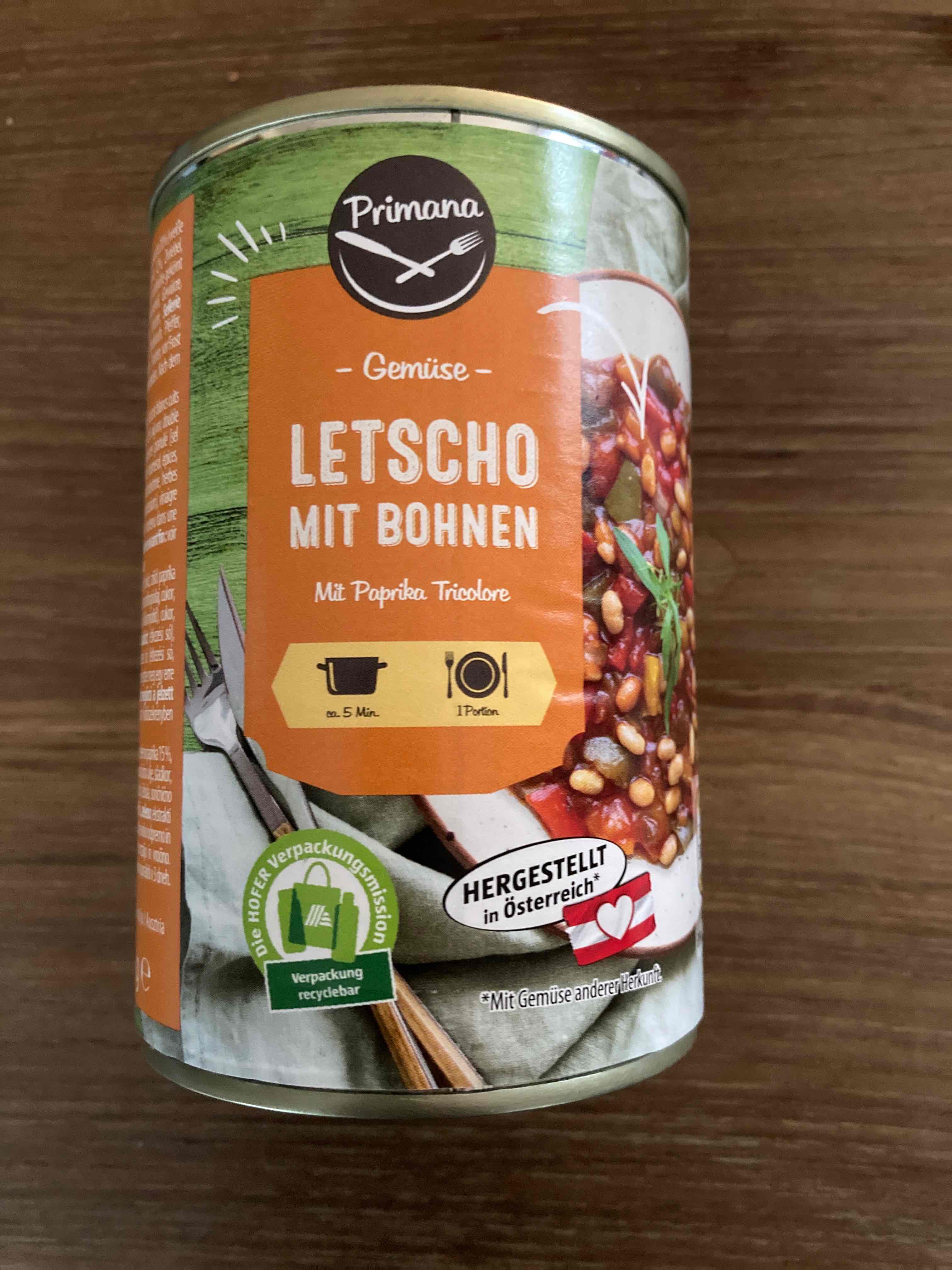 Letscho mit Bohnen