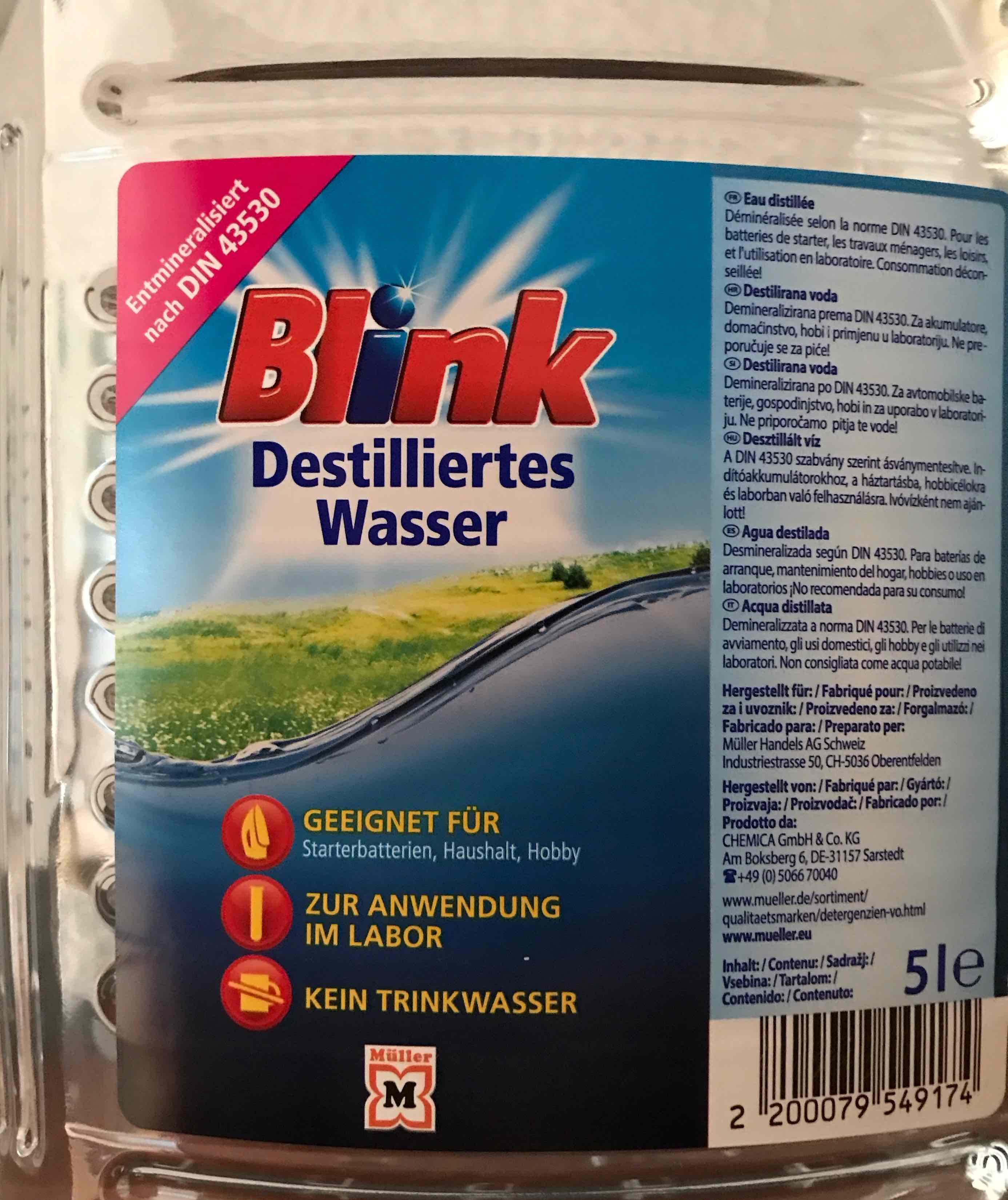 Destilliertes Wasser
