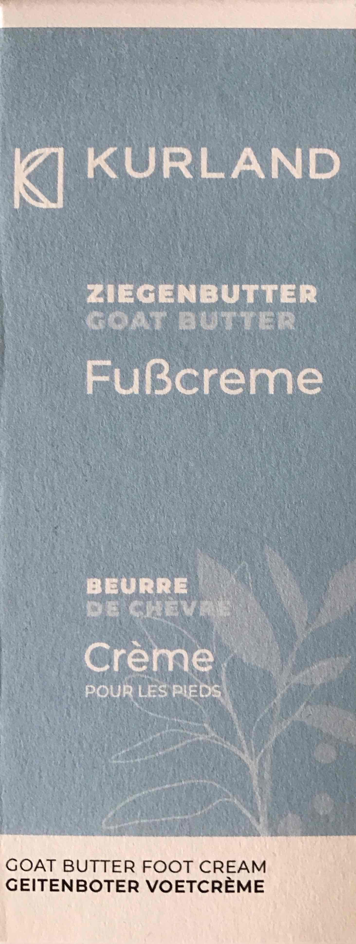 Ziegenbutter Fusscreme