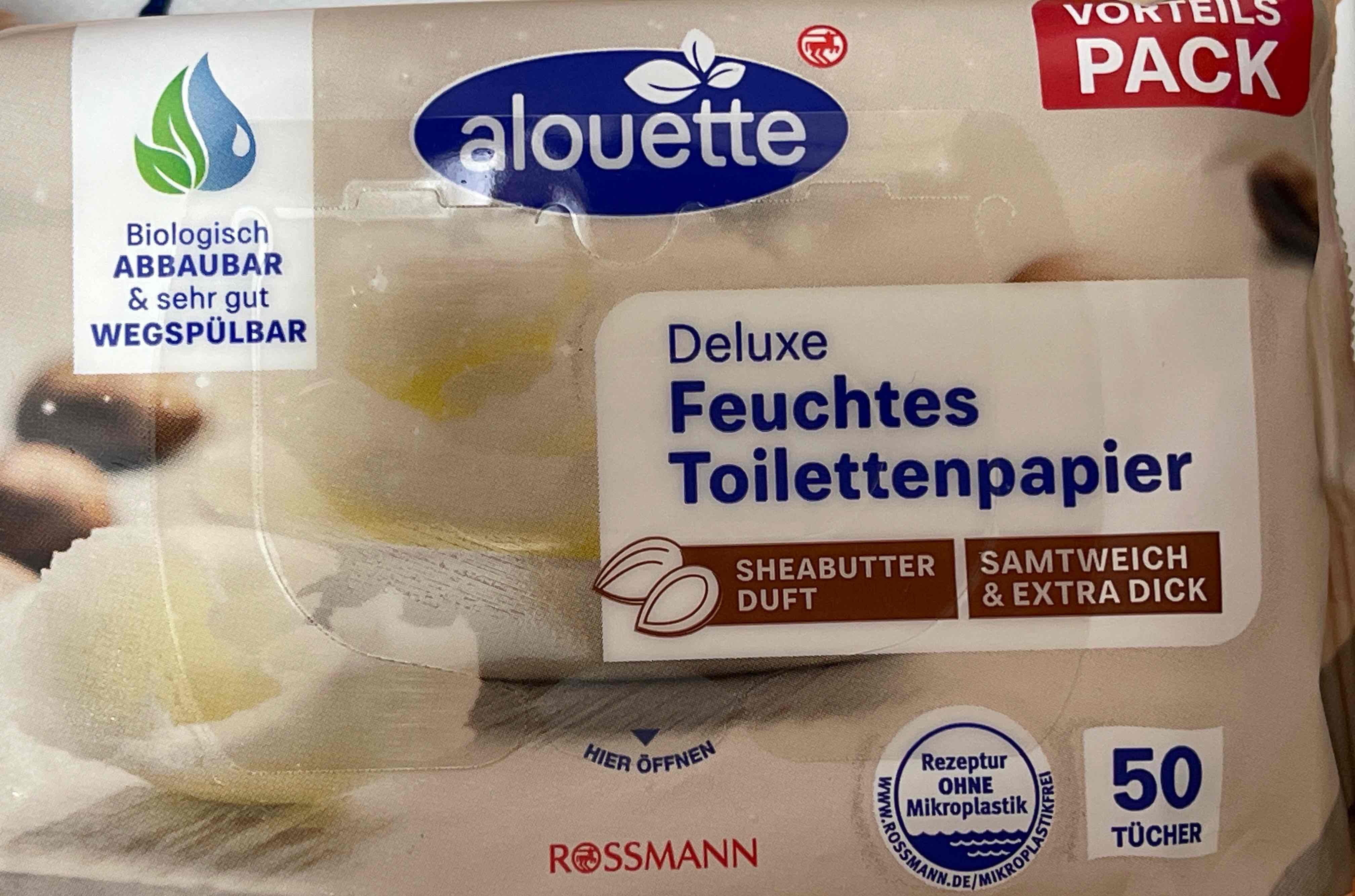 Feuchtes Toilettenpapier Deluxe - alouette