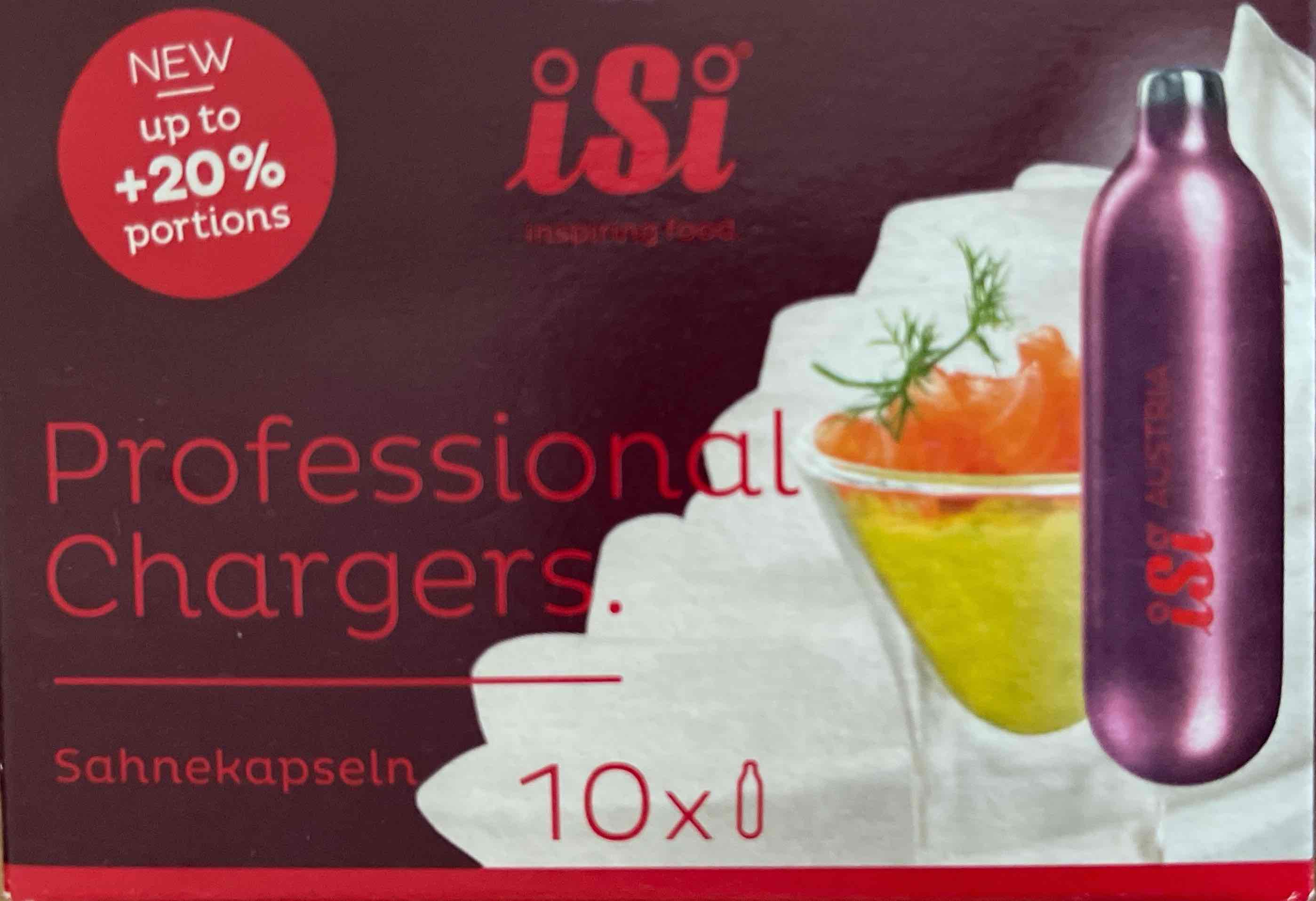 iSi Whip Proffesional Chargers Kapseln