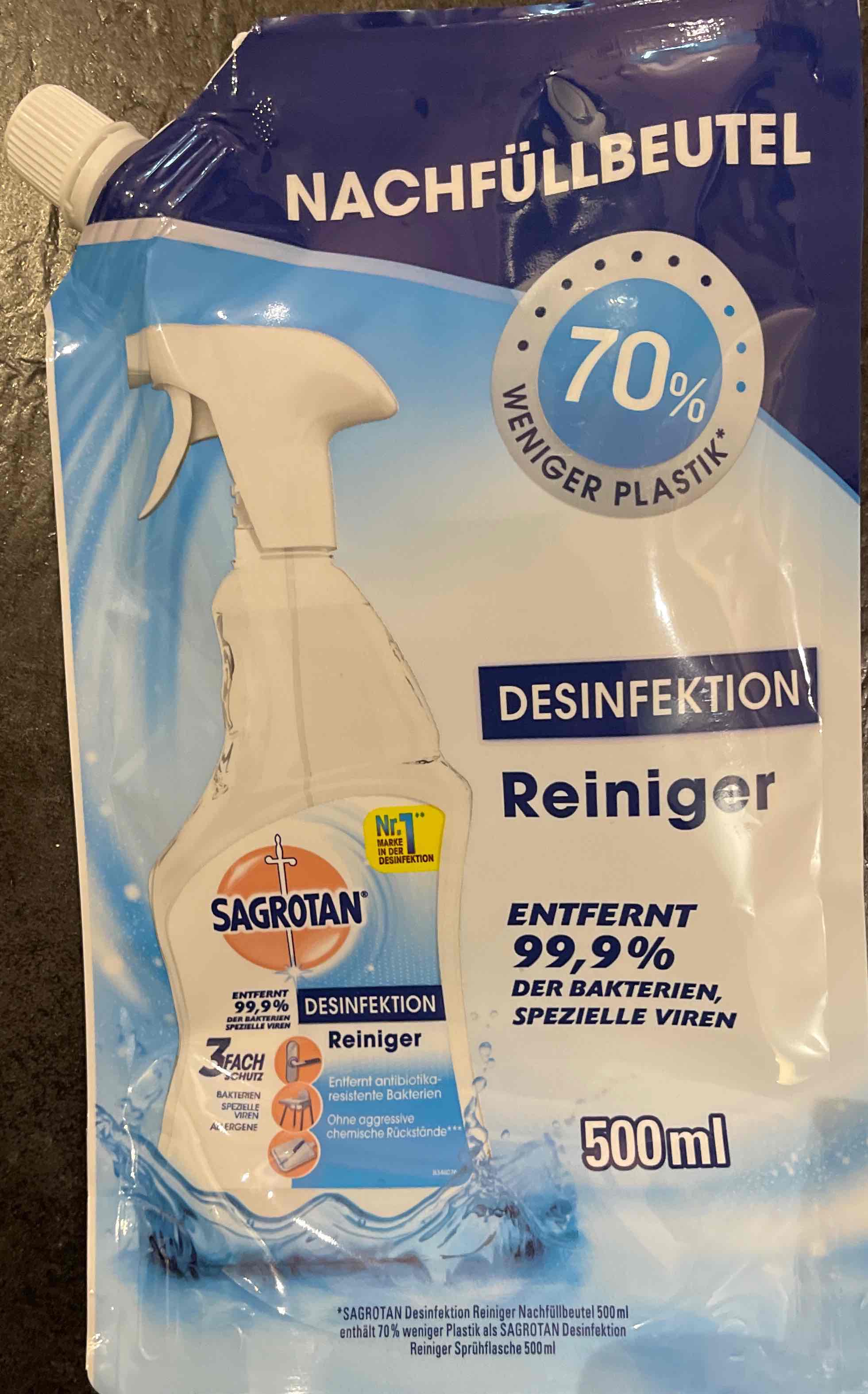 SAGROTAN DESINFEKTION Reiniger, Nachfüllbeutel
