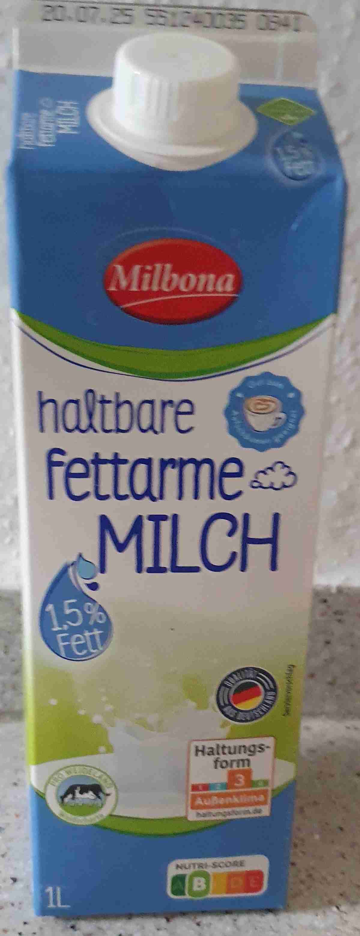 Haltbare fettarme Milch 