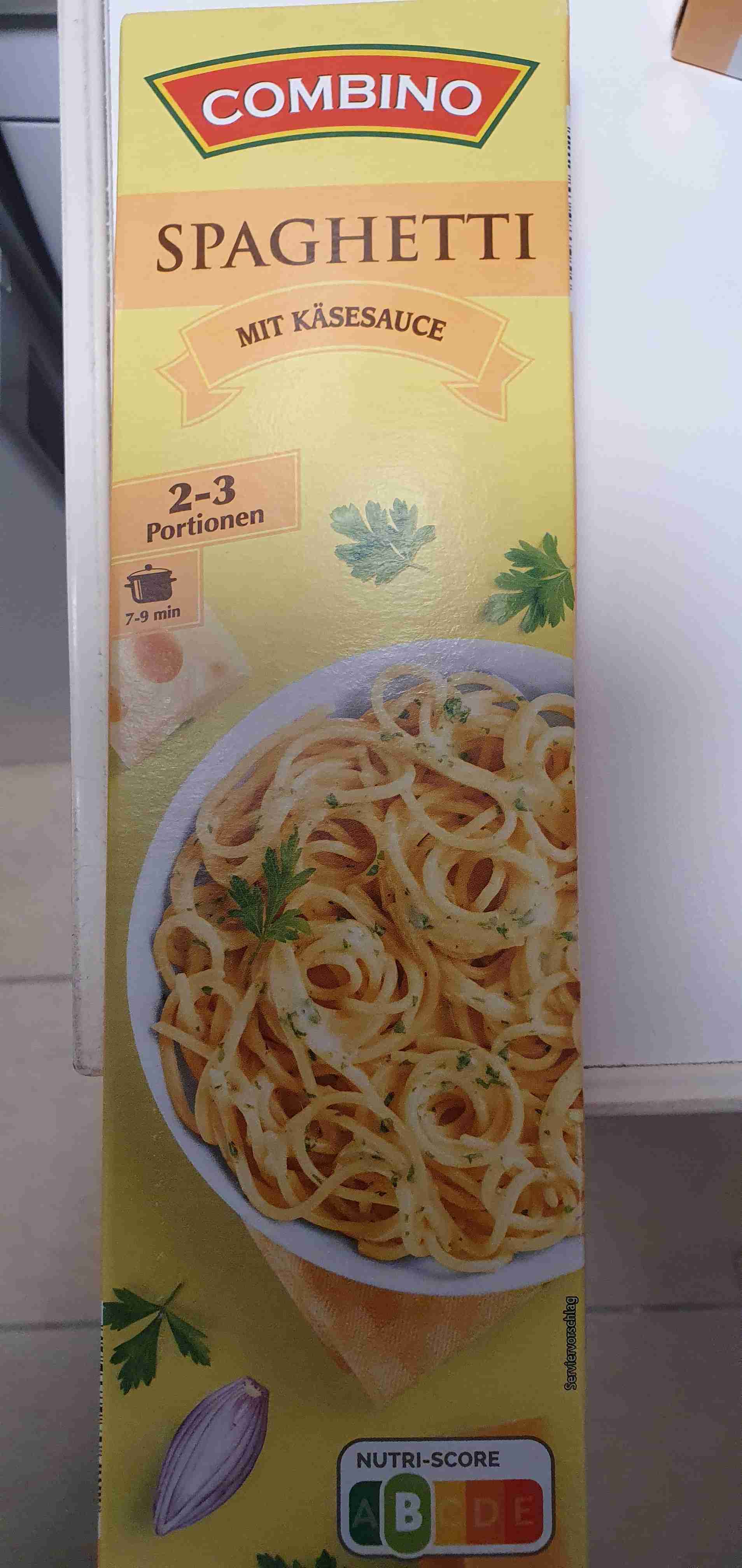 Spaghetti in Käsesauce