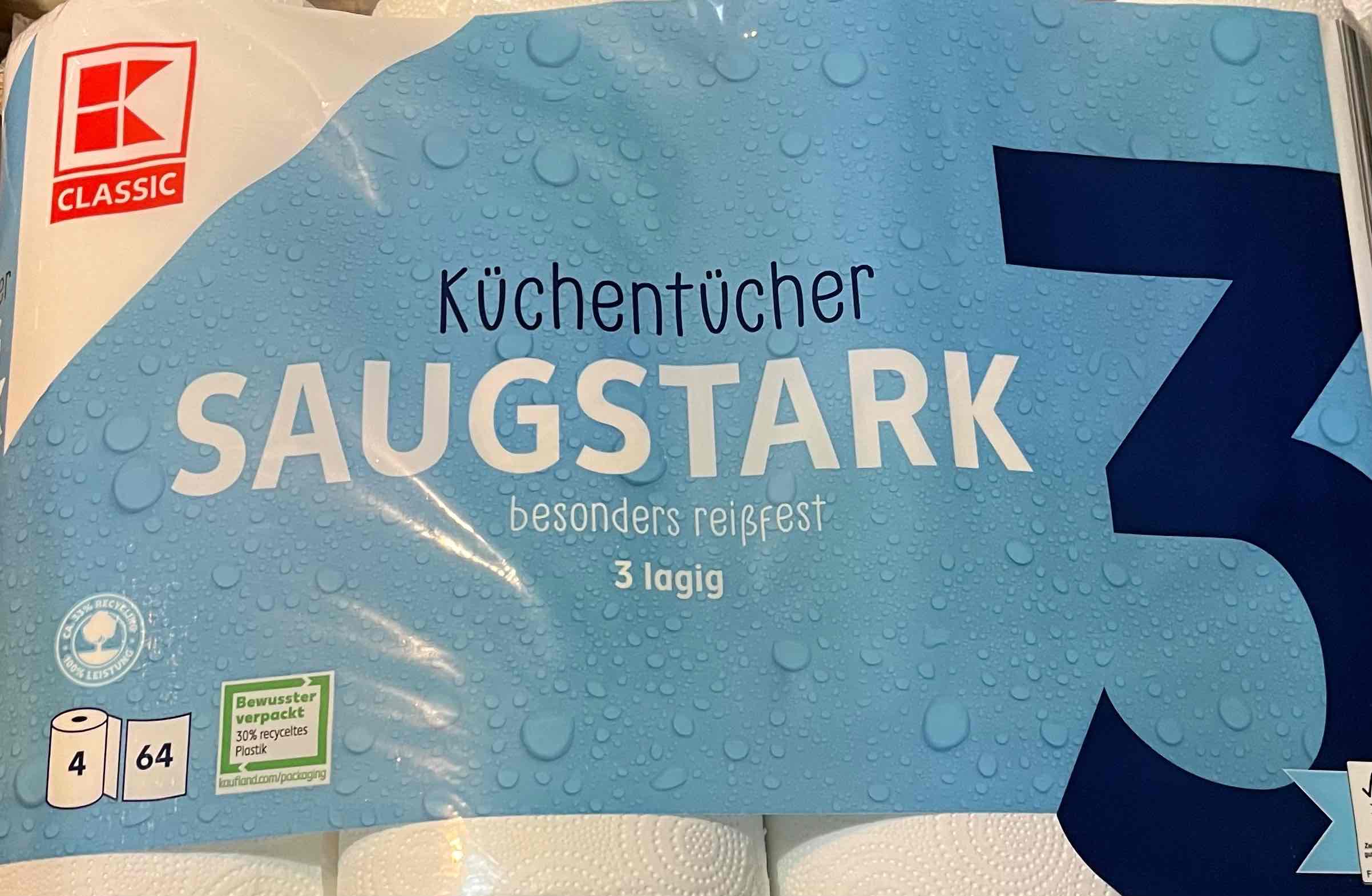 Küchenrolle saugstark