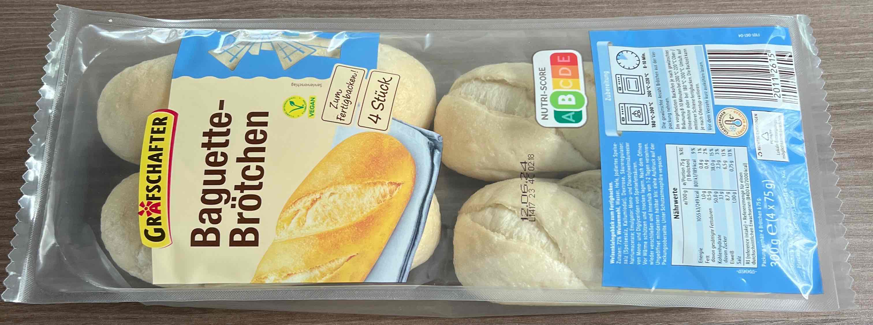 Baguette-Brötchen
