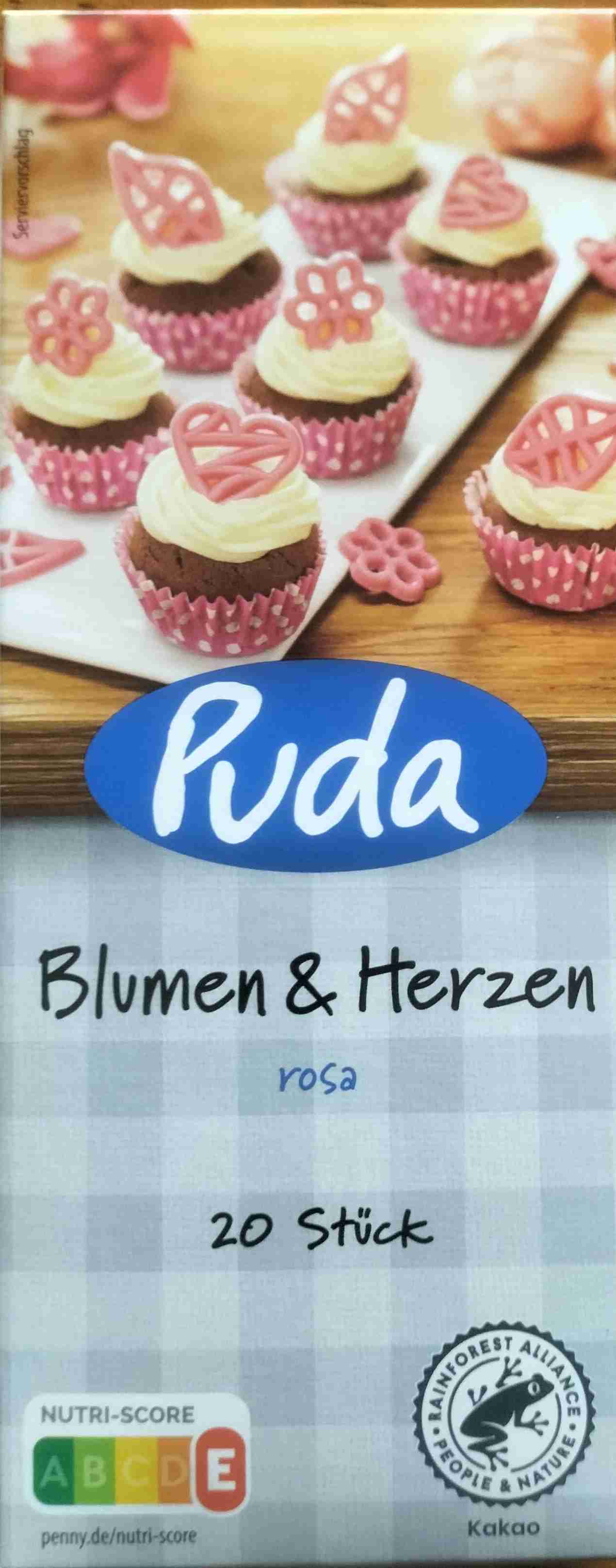 Blumen und Herzen 