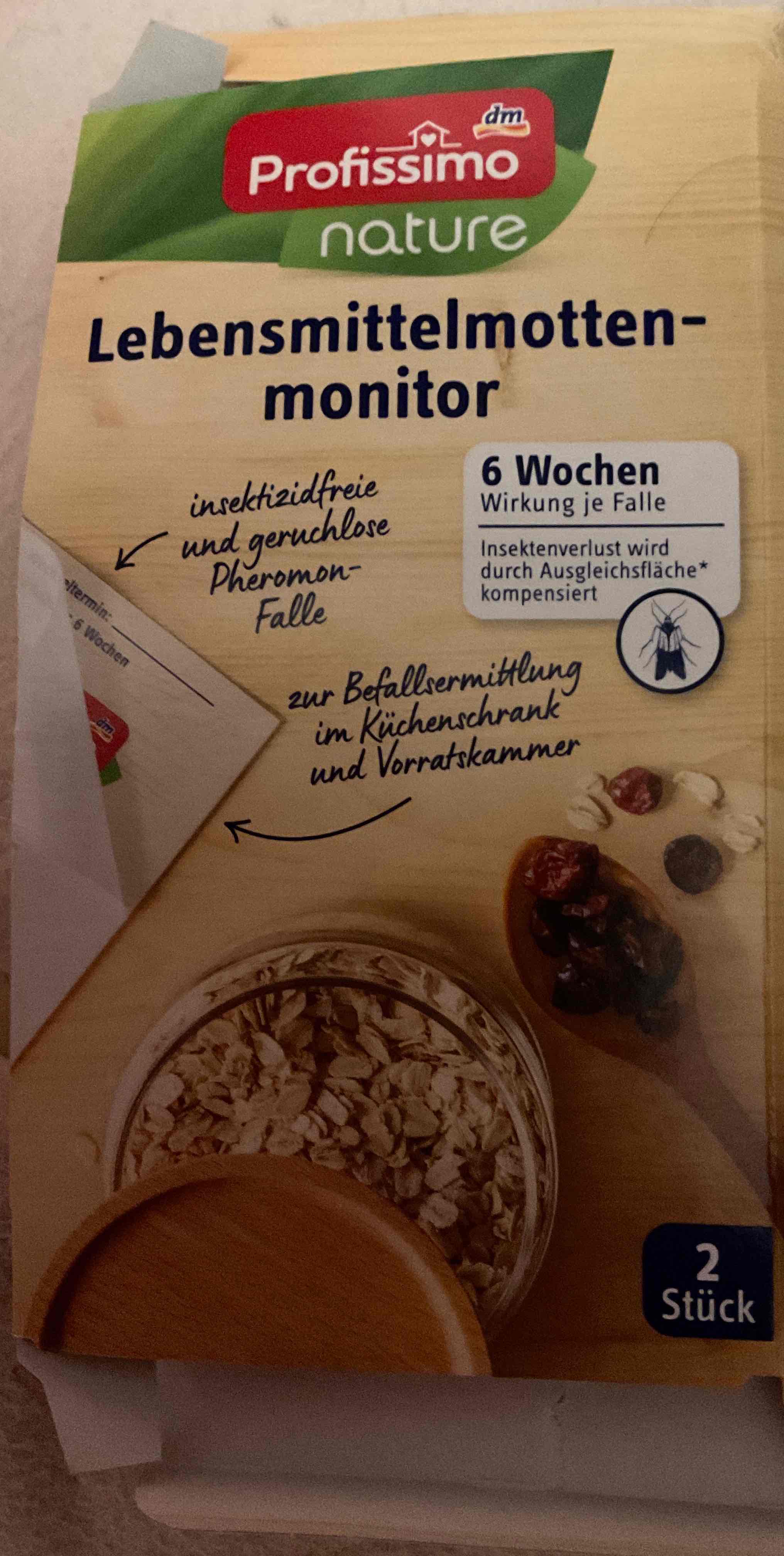 Lebensmittelmottenfalle im Schrank