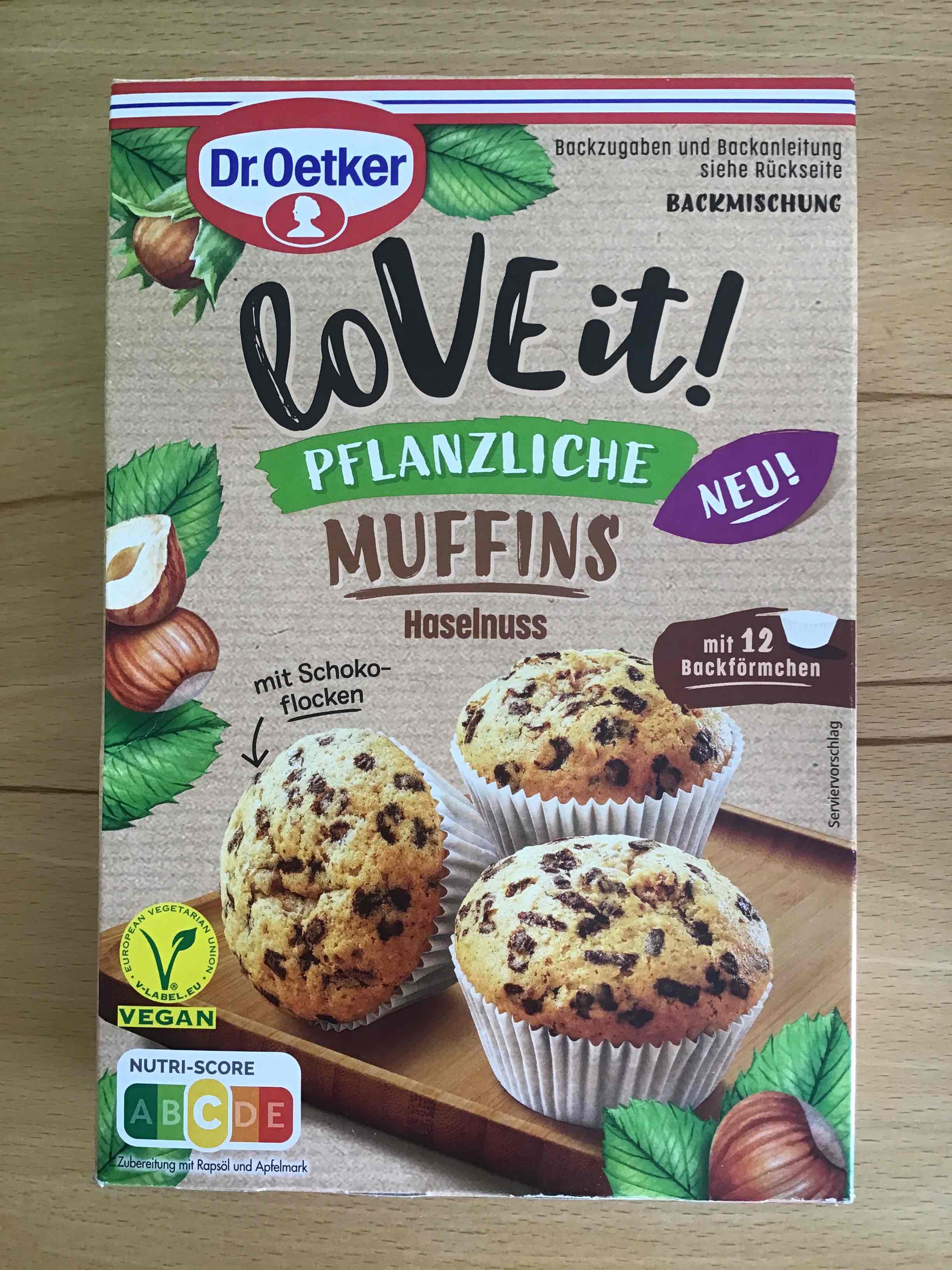 Love it pflanzliche Muffins Haselnuss Dr. Oetker