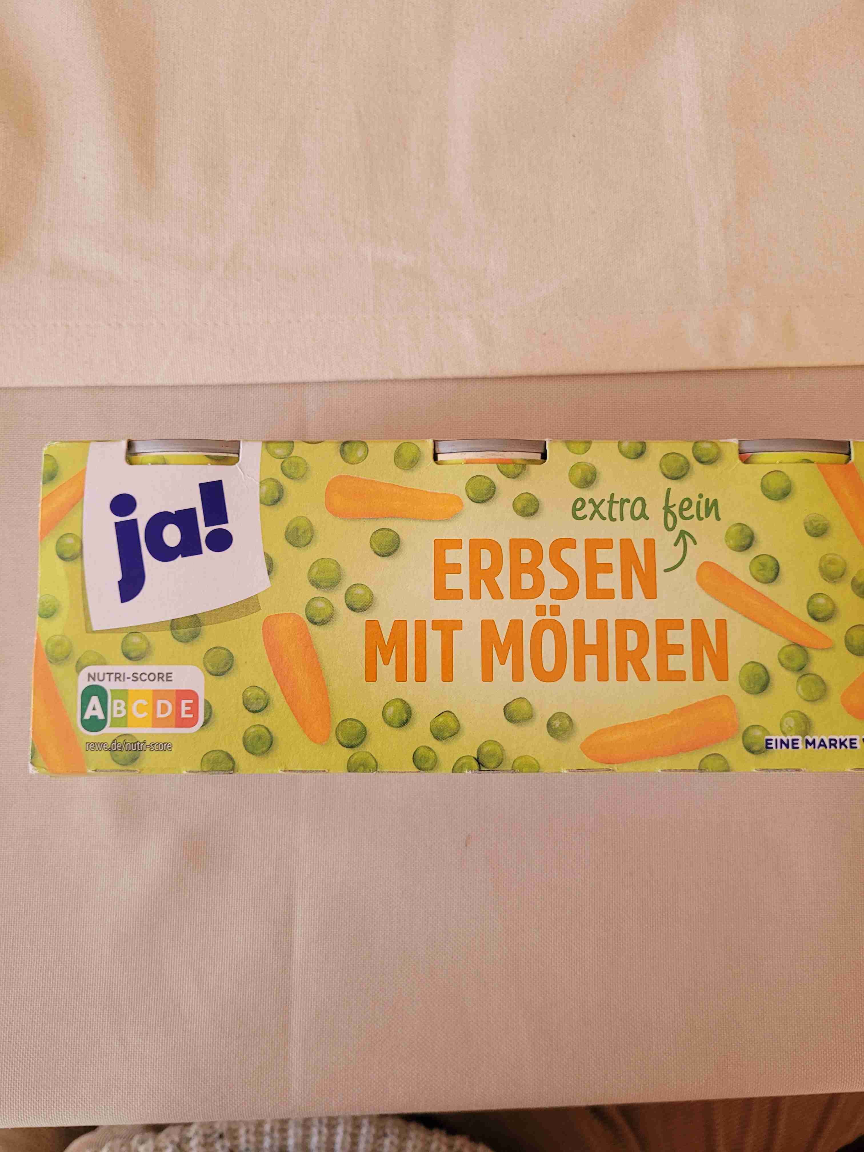 Erbsen und Möhren