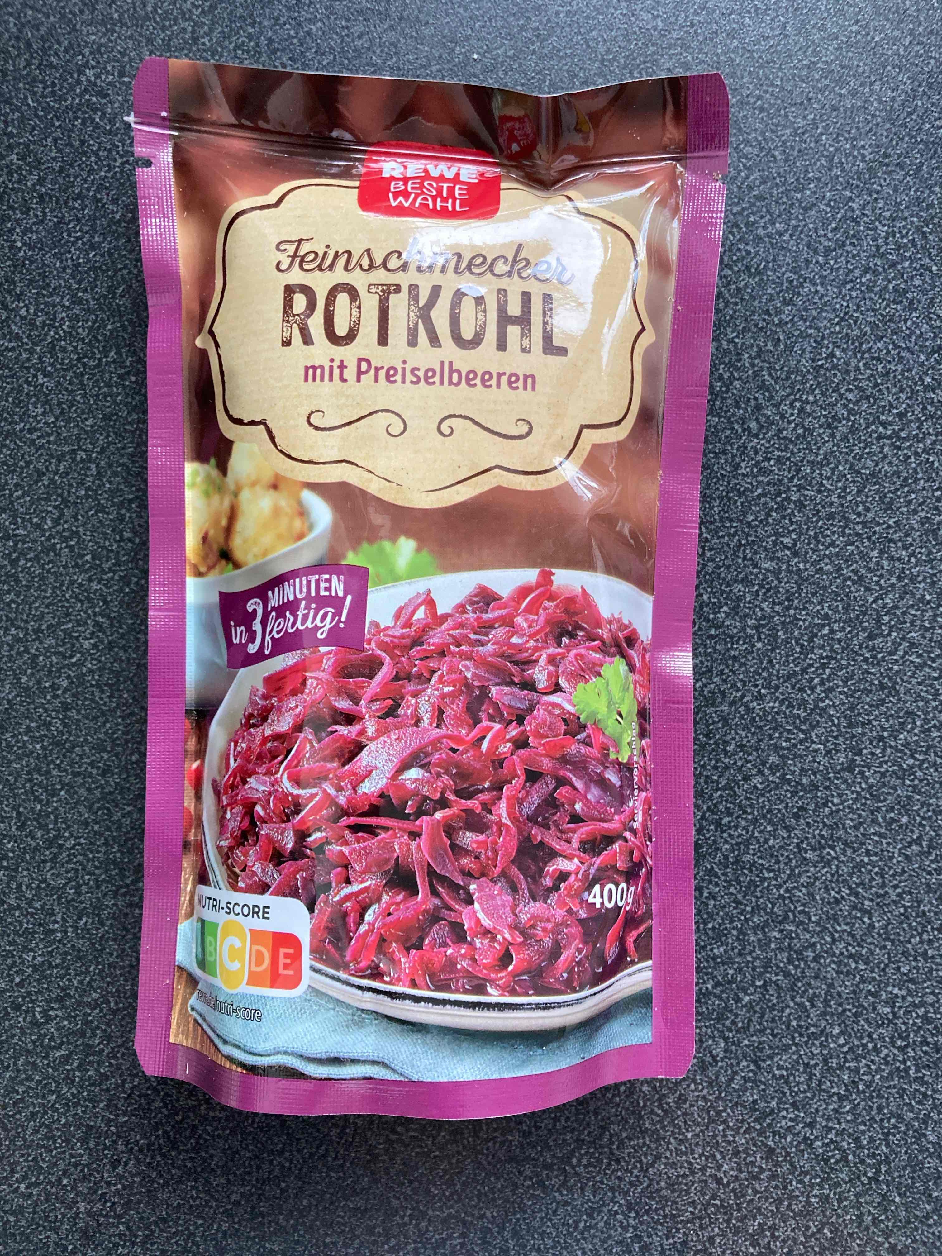 Feinschmecker Rotkohl mit Preiselbeeren