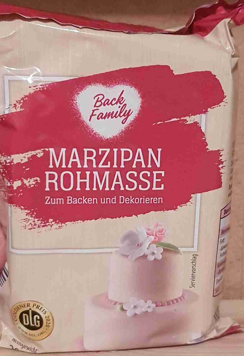 Marzipan Rohmasse