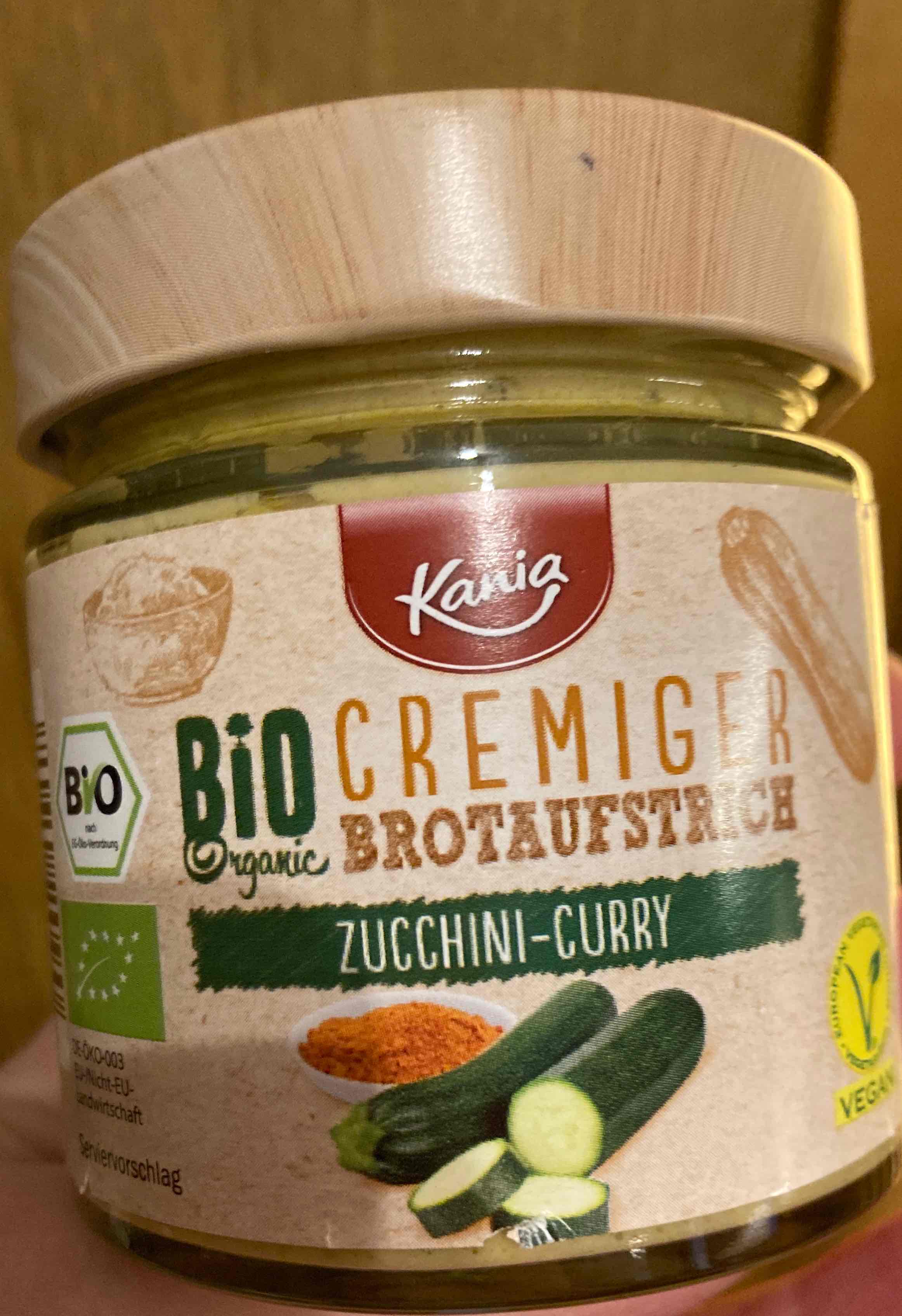 Bio Brotaufstrich Zucchini-Curry