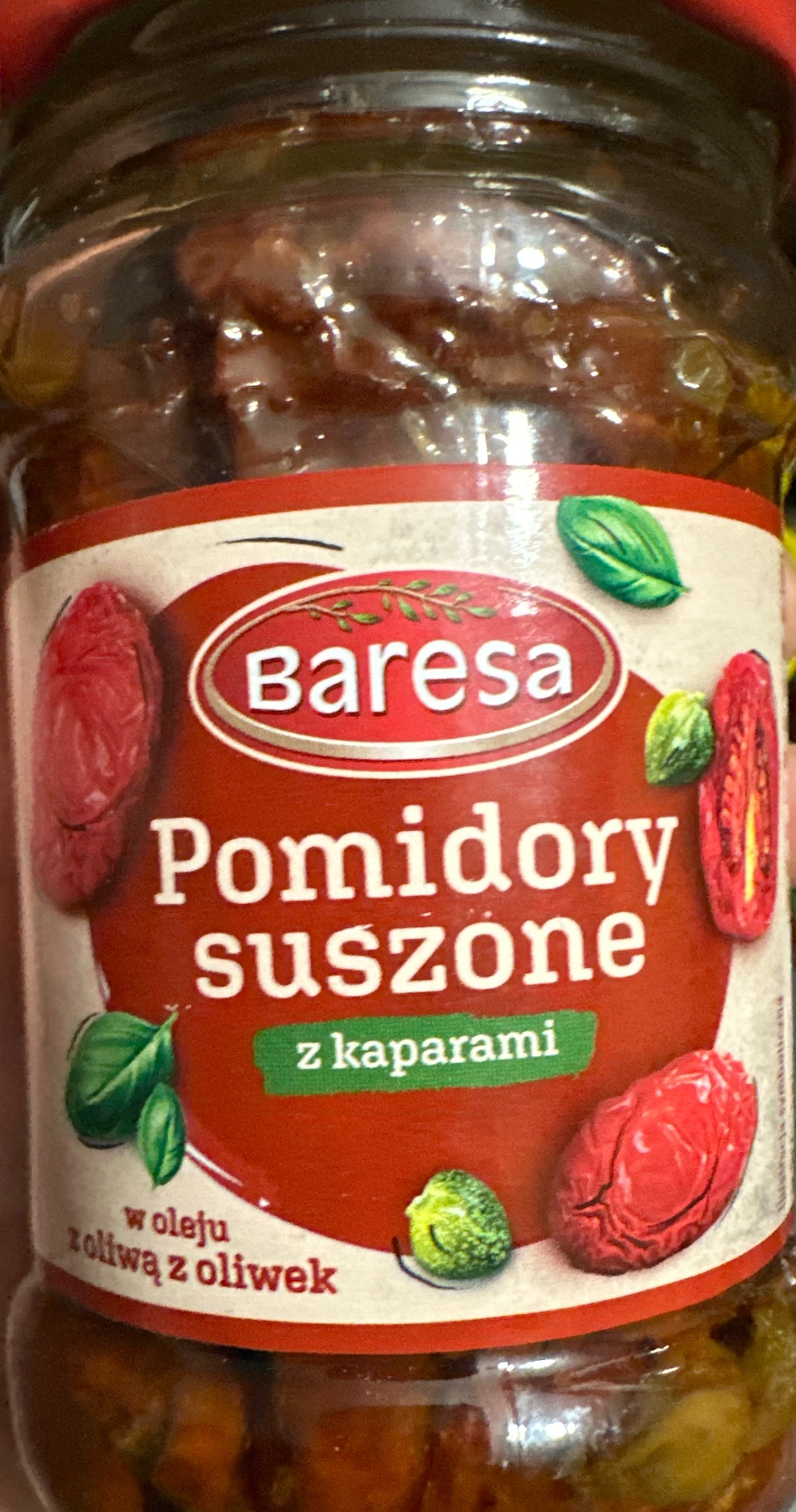 Suszone pomidory z kaparami