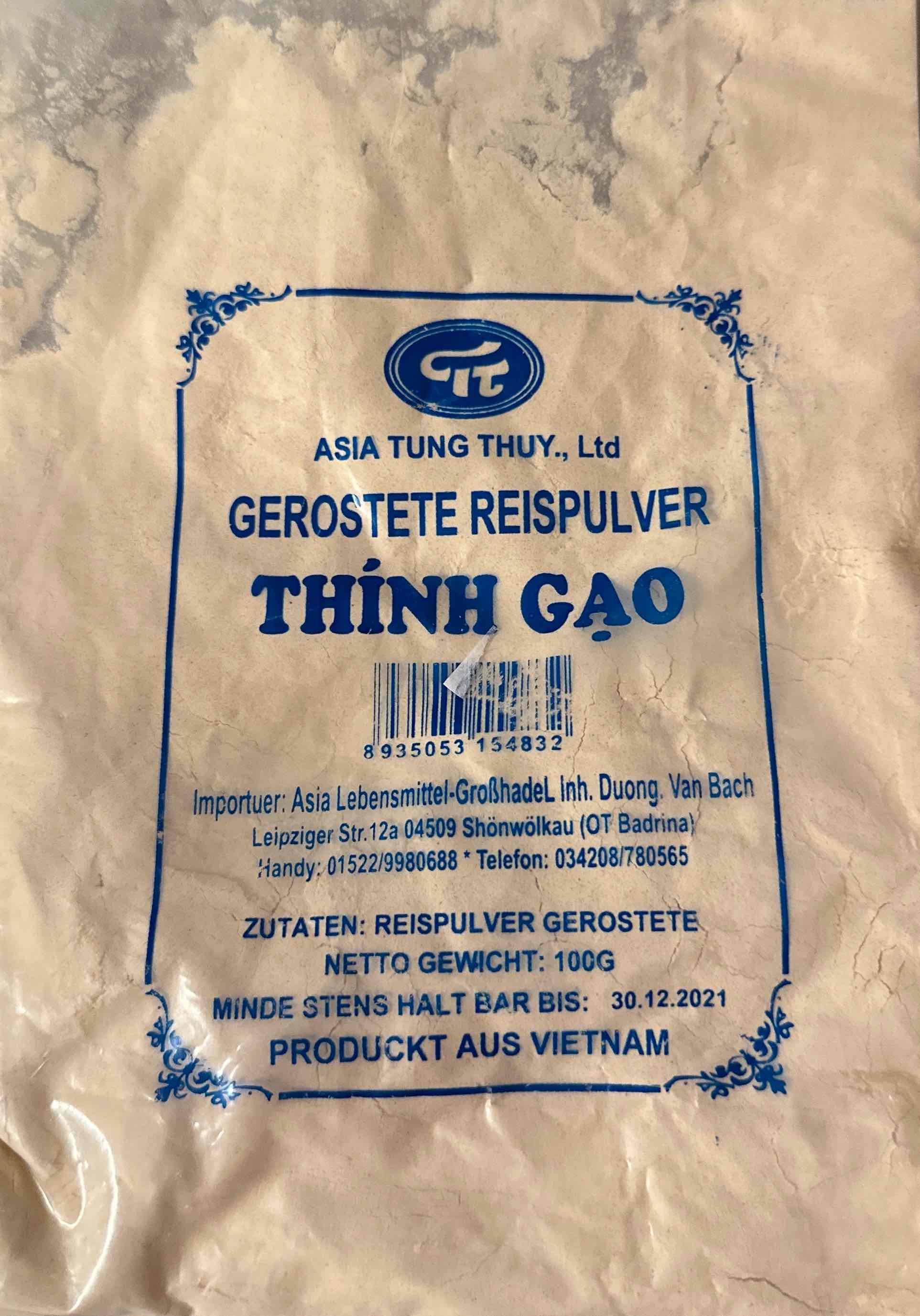 GEROSTETE REISPULVER THINH GAO