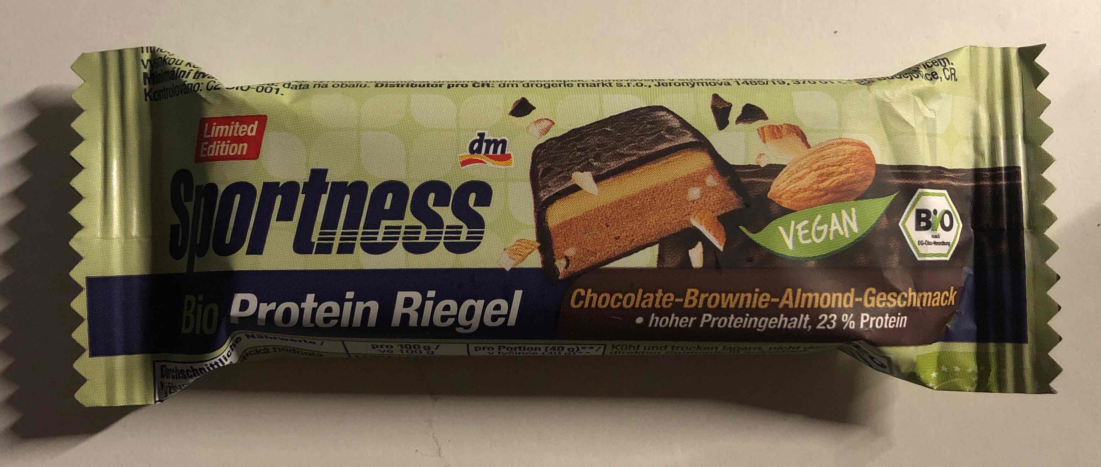 Bio Protein Riegel Chocolate-Brownie-Almond-Geschmack