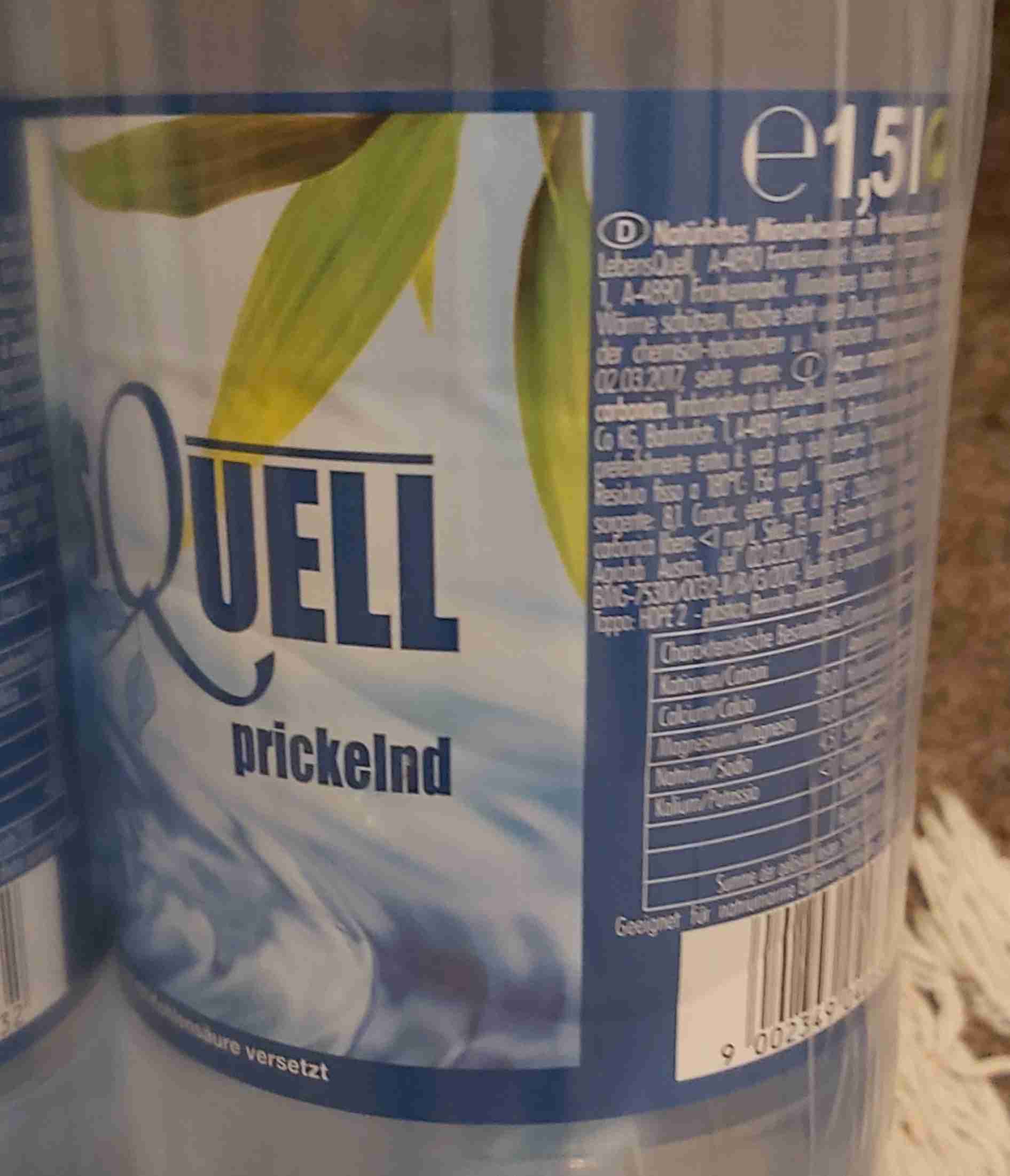 Mineralwasser prickelnd