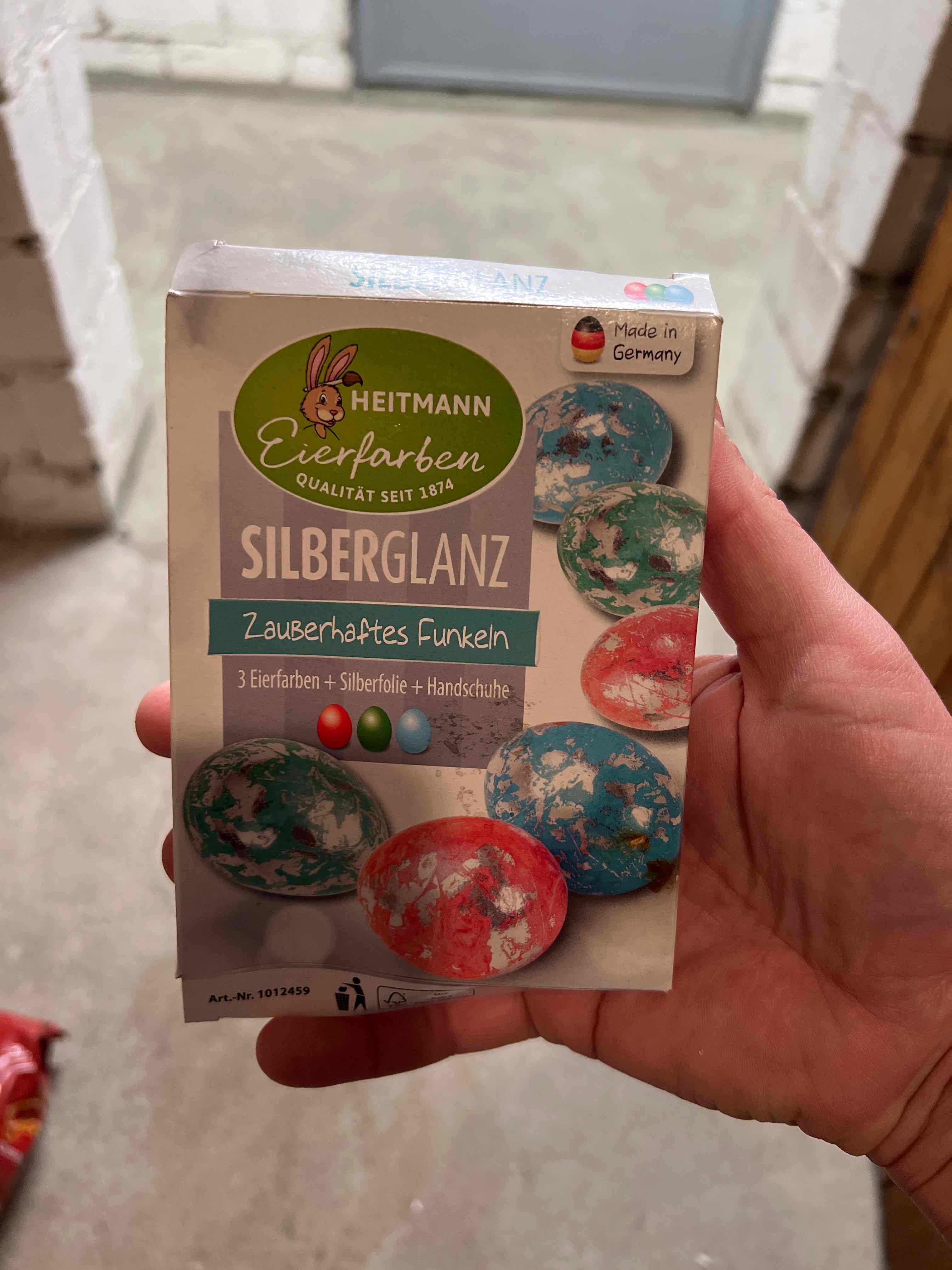 Eierfarben Silberglanz