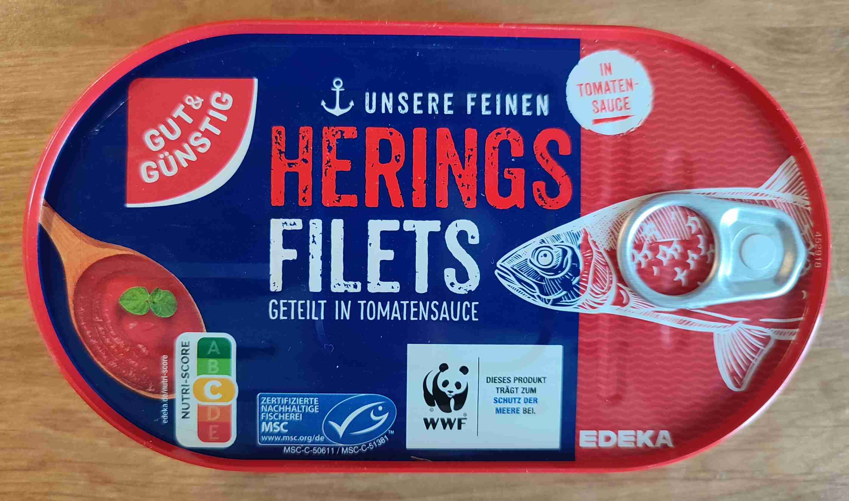 Heringsfilet versch. Saucen