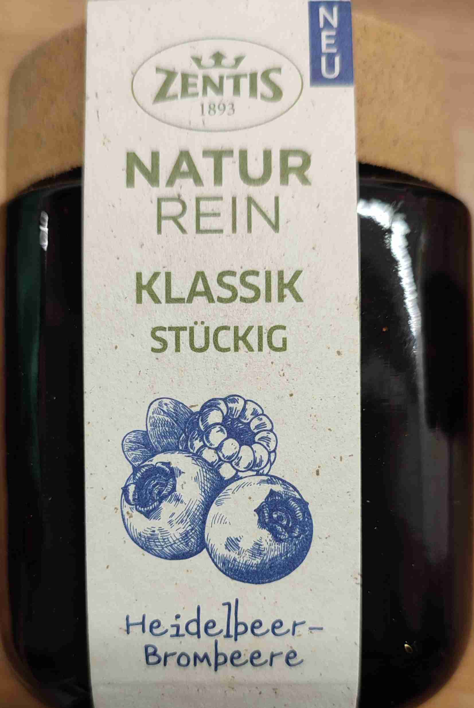 Natur rein Heidelbeere Brombeere