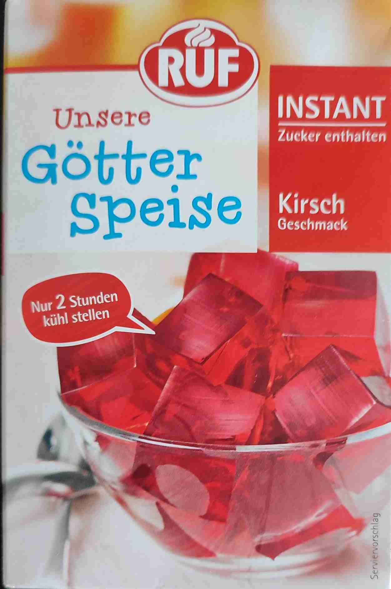 Unsere Götterspeise Instant Kirschgeschmack