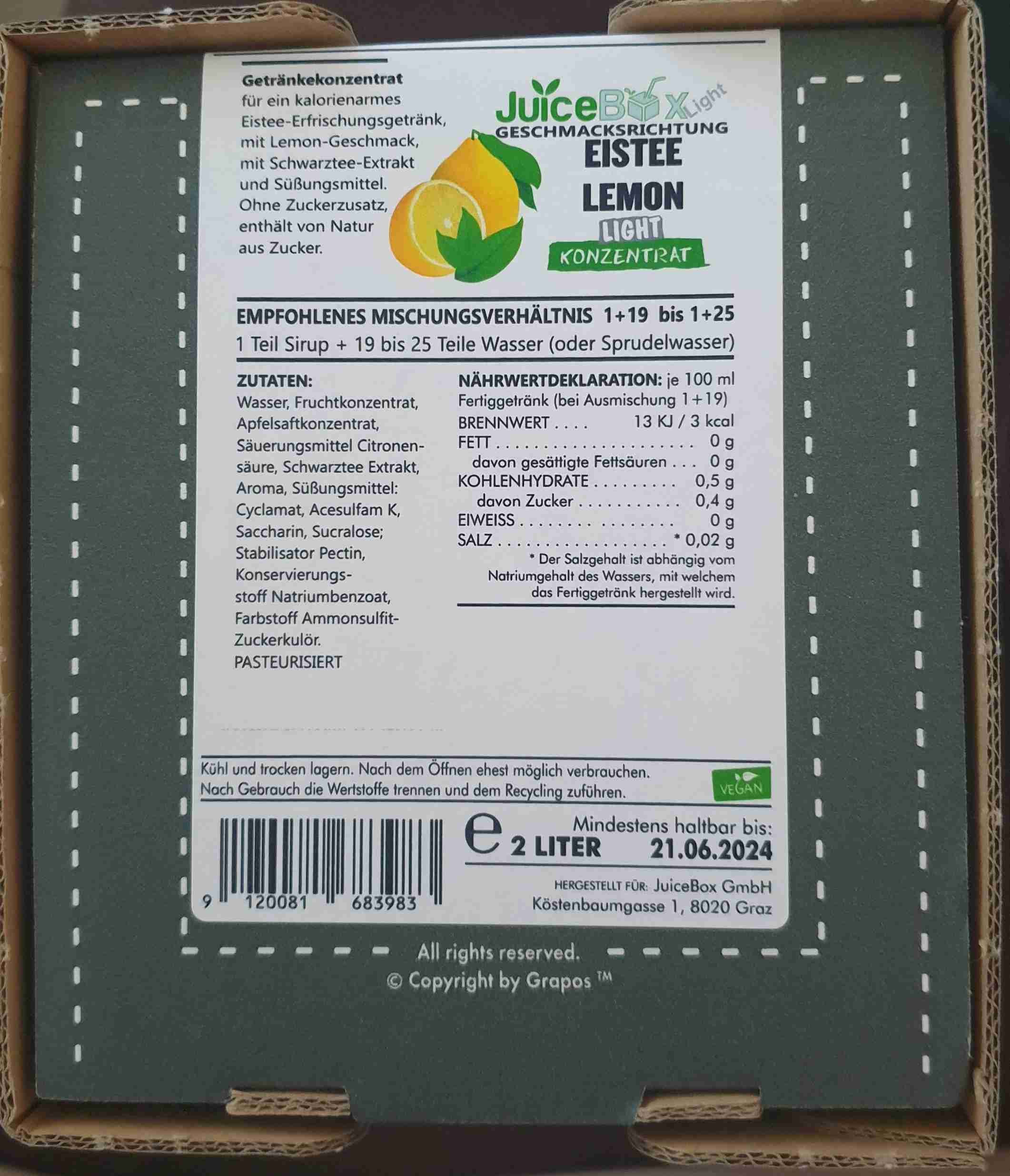 Eistee Lemon Light