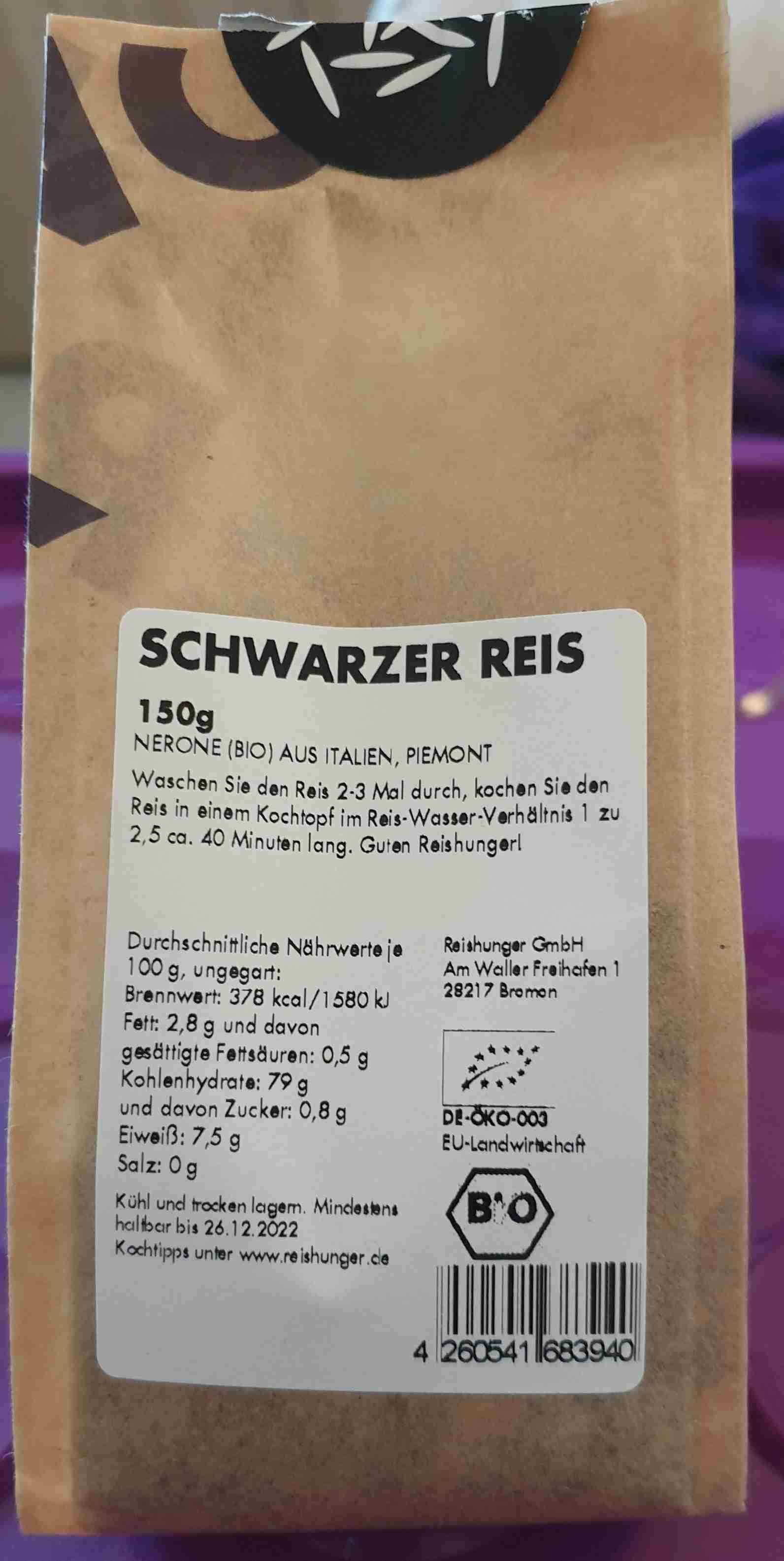 Schwarzer Reis