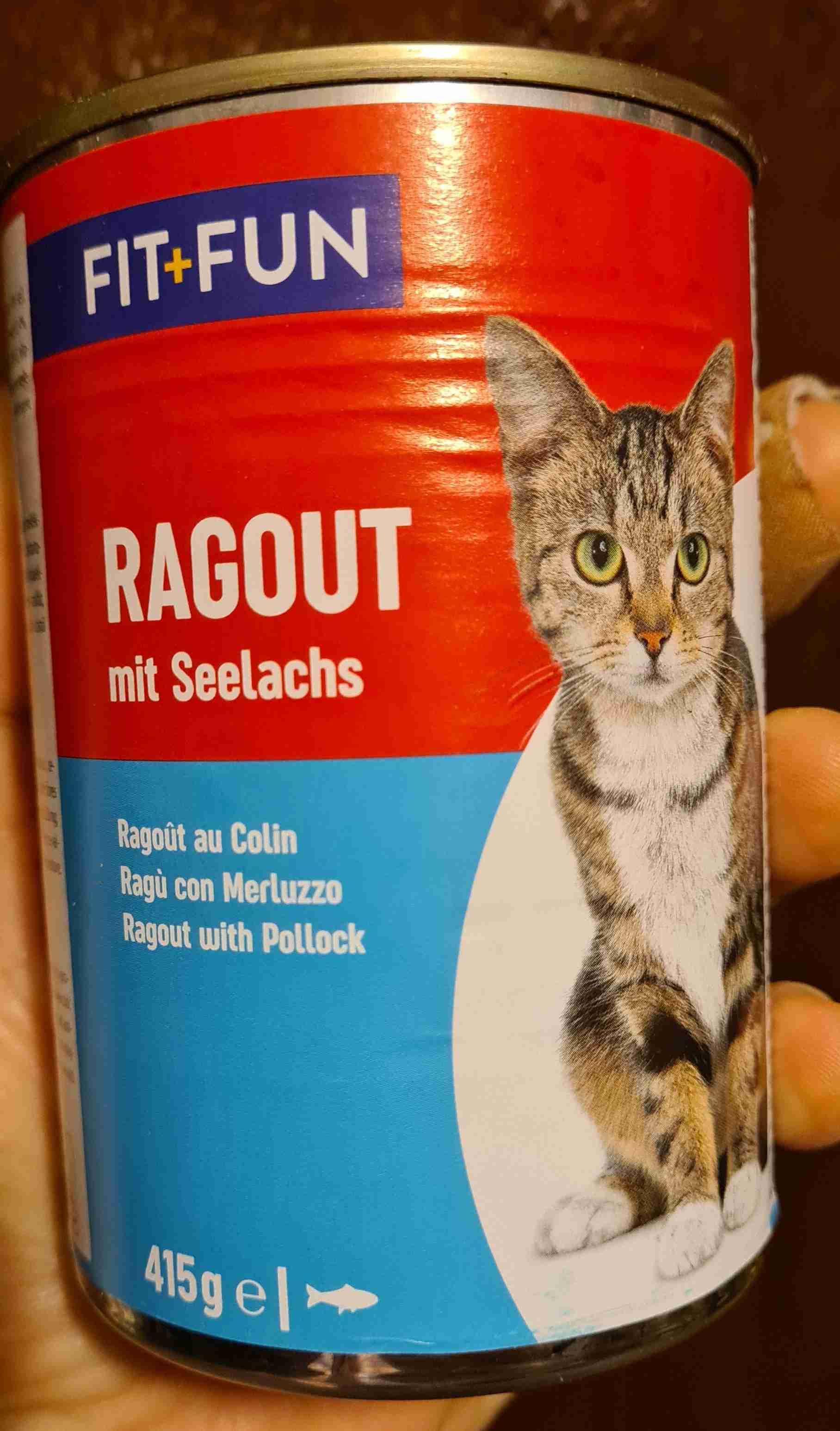 Katzenfutter Ragout mit Seelachs