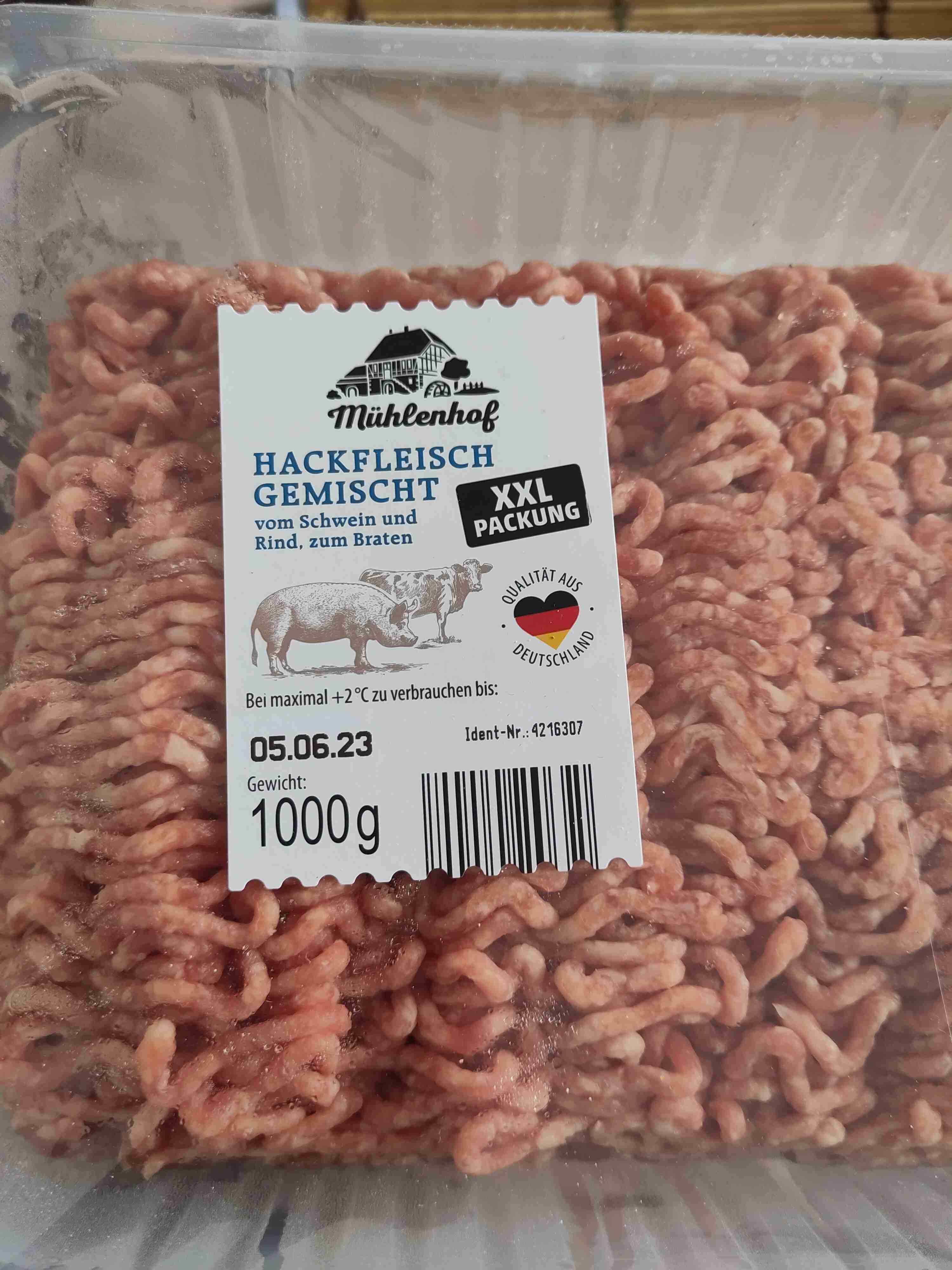 Hackfleisch, gemischt 