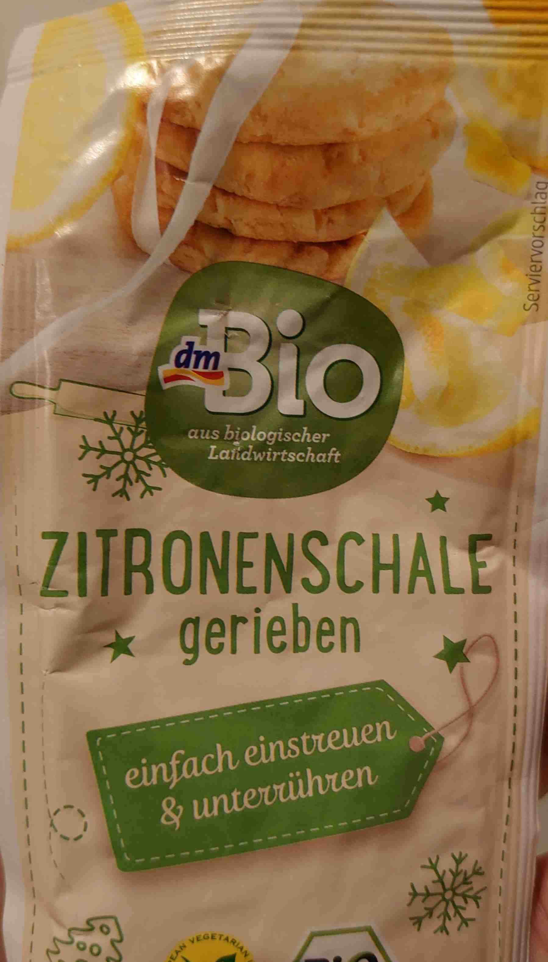 Zitronenschale gerieben 