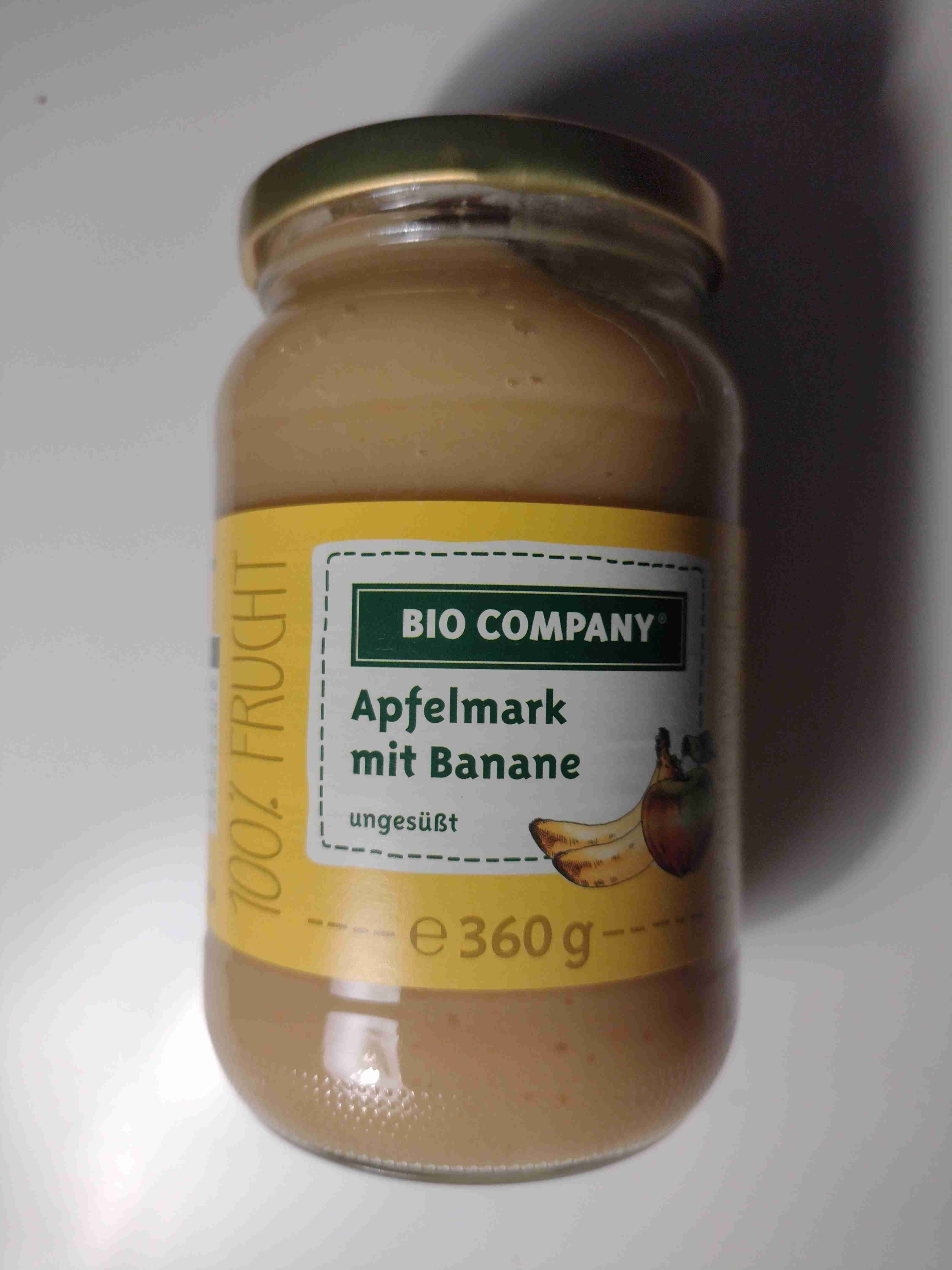 Apfelmark mit Banane