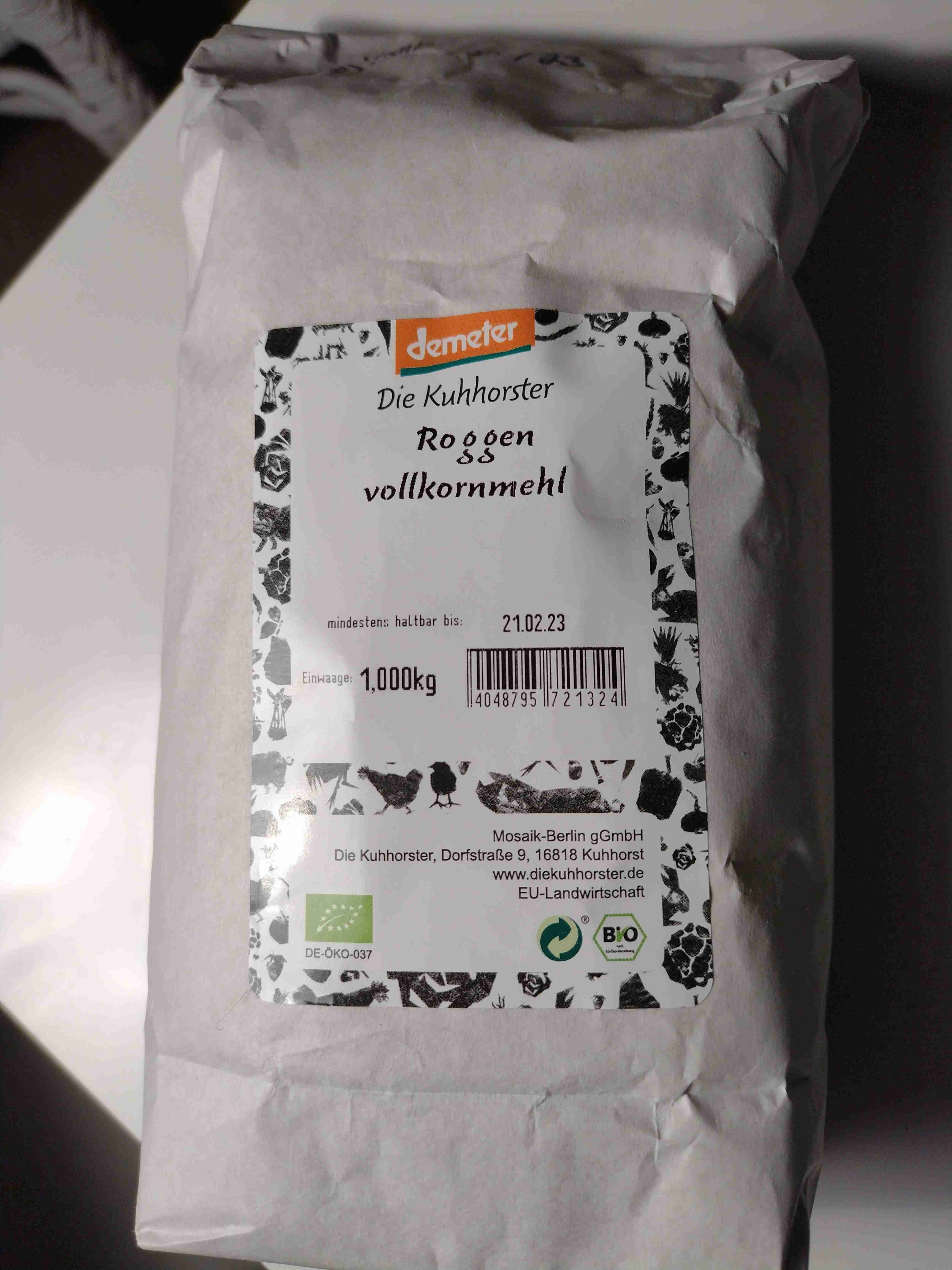 Roggen - Vollkornmehl